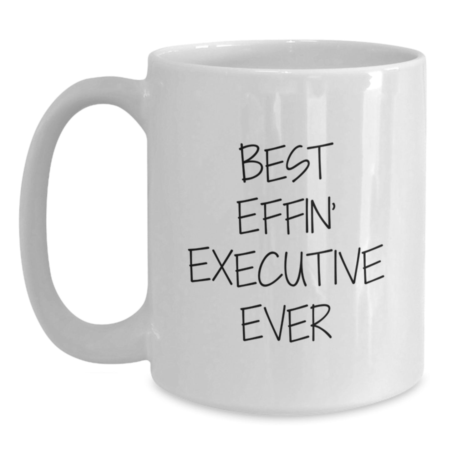 Funny Executive White Coffee Mugs Gifts for Men from Co-workers at Christmas Unique Presents - Main