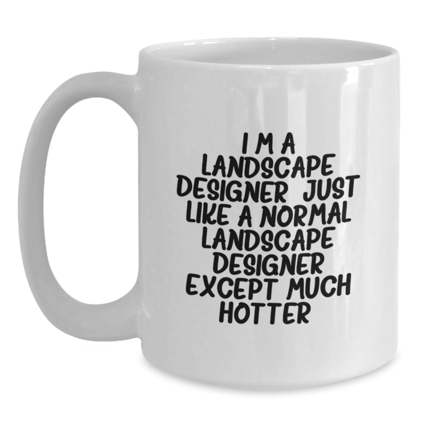 Funny Landscape Designer White Coffee Mug, Gifts for Friends from Family, I'm A Landscape Designer Just Like A Normal Landscape Designer Except Much Hotter, Unique Graduation Gift - Main