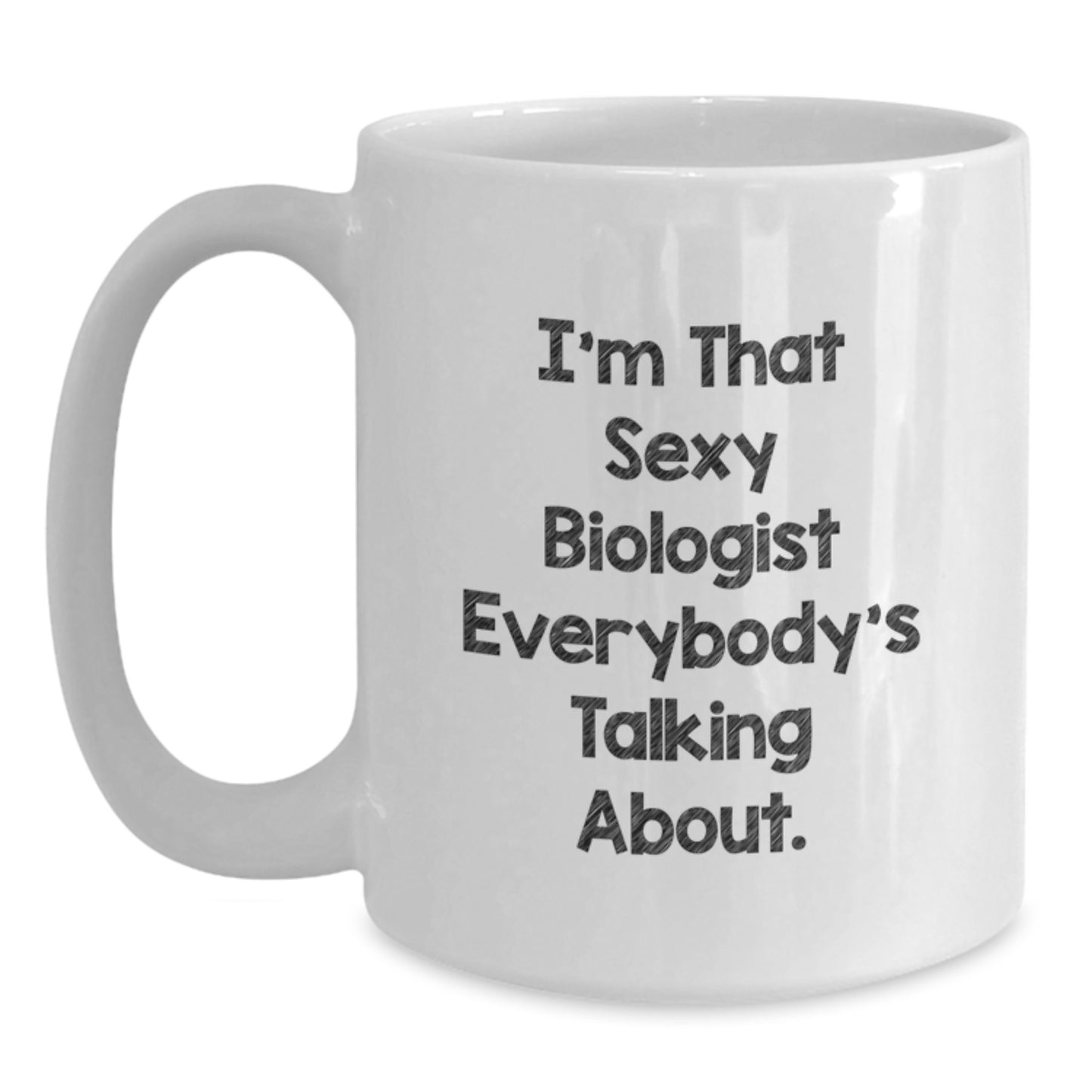 Funny Biologist Inspired White Coffee Mug Gifts from Friends for Birthday Unique Gifts - Main