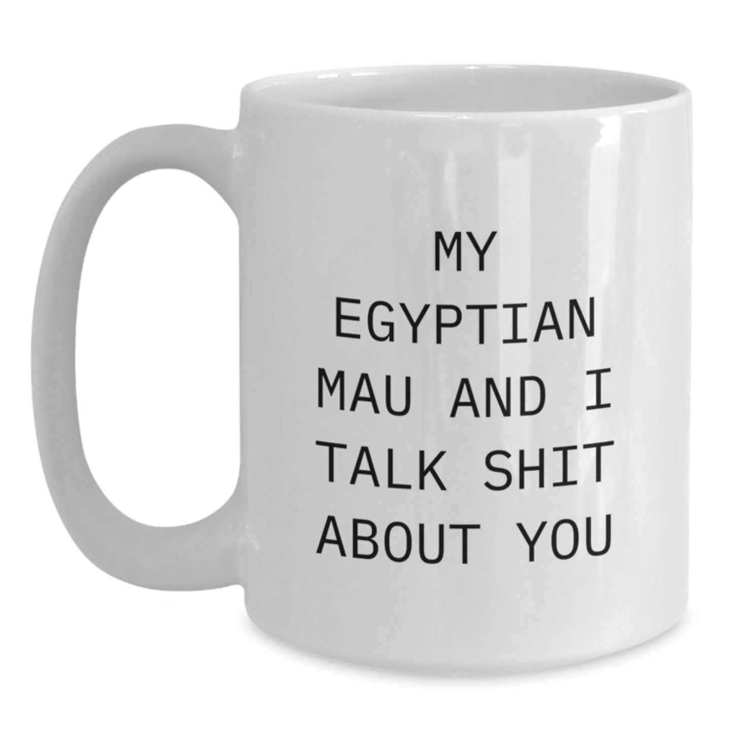 Funny Egyptian Mau Cat Gifts for Men from Friends Graduation Unique Mugs - Main