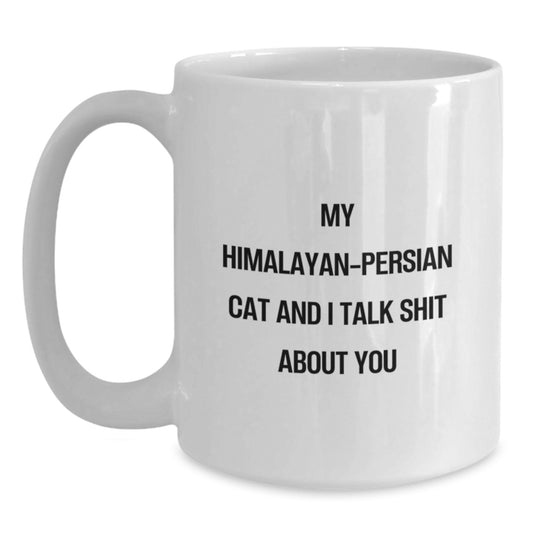 Funny Himalayan-Persian Cat White Coffee Mugs Gifts for Friends from Men on Valentine's - Main