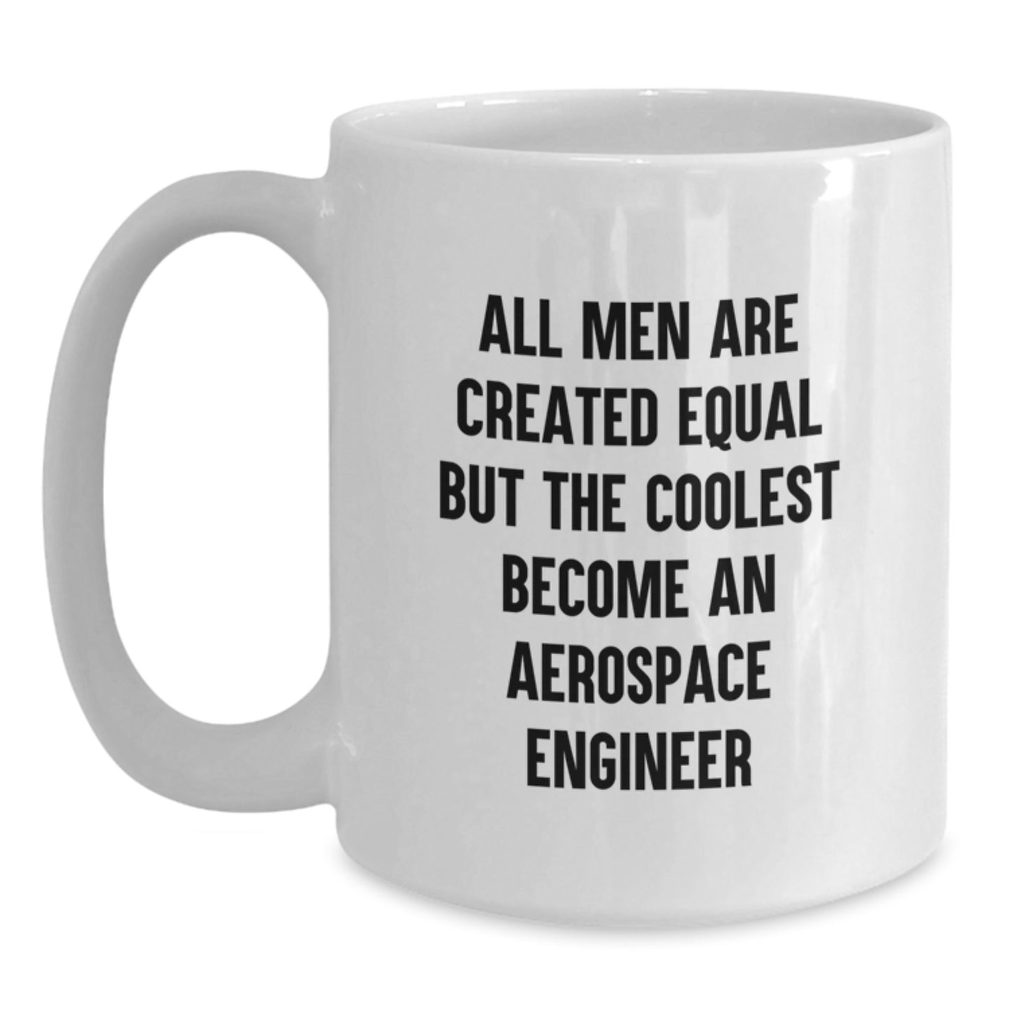 Birthday Gift Aerospace Engineer White Coffee Mug for Her Present - Main