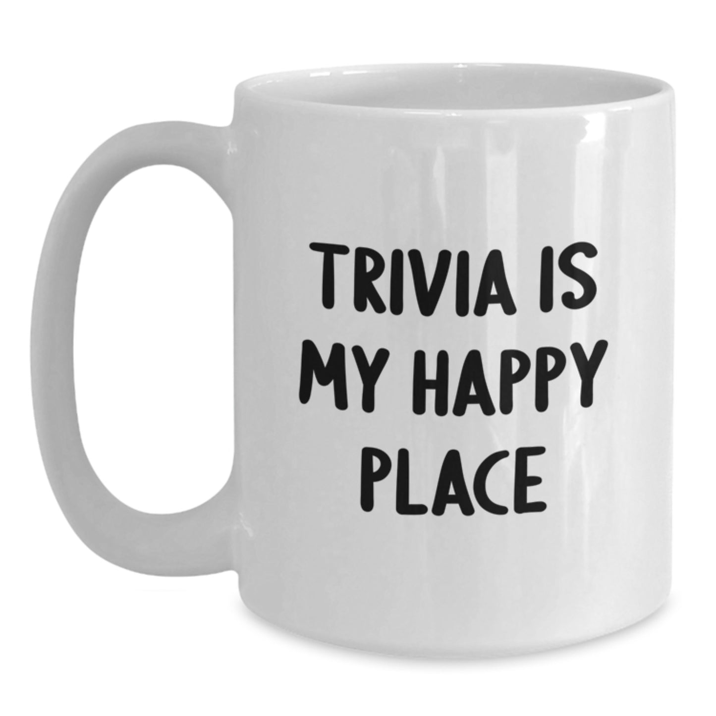 Trivia Lovers' Delight, Funny Trivia Quote, White Coffee Mug, Graduation Unique Gifts from Friends to Trivia Enthusiasts - Main