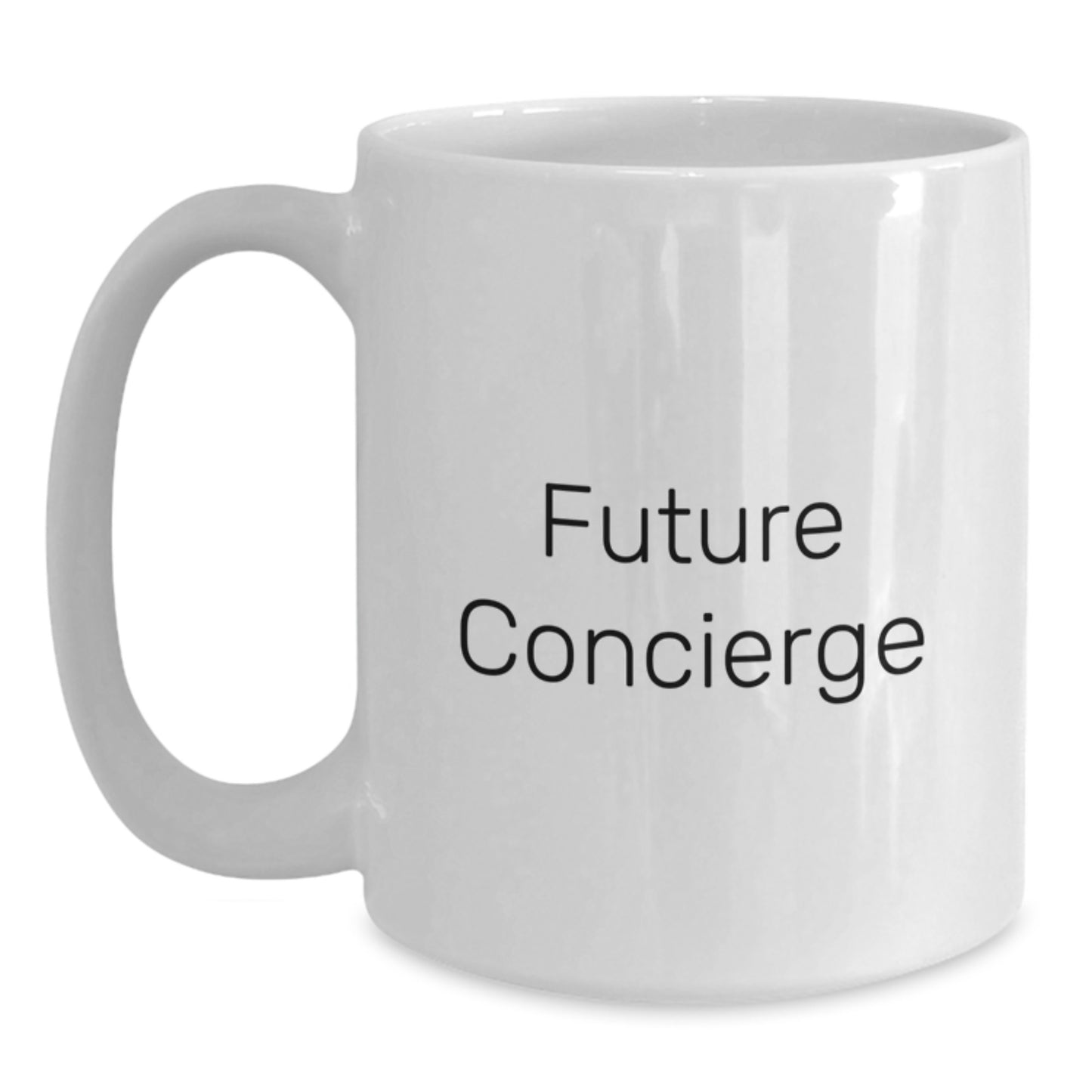 Future Concierge Gifts from Friends for Concierge, Funny White Coffee Mug, Christmas Unique Gifts, Gifts for Men, Unique Office Mugs - Main