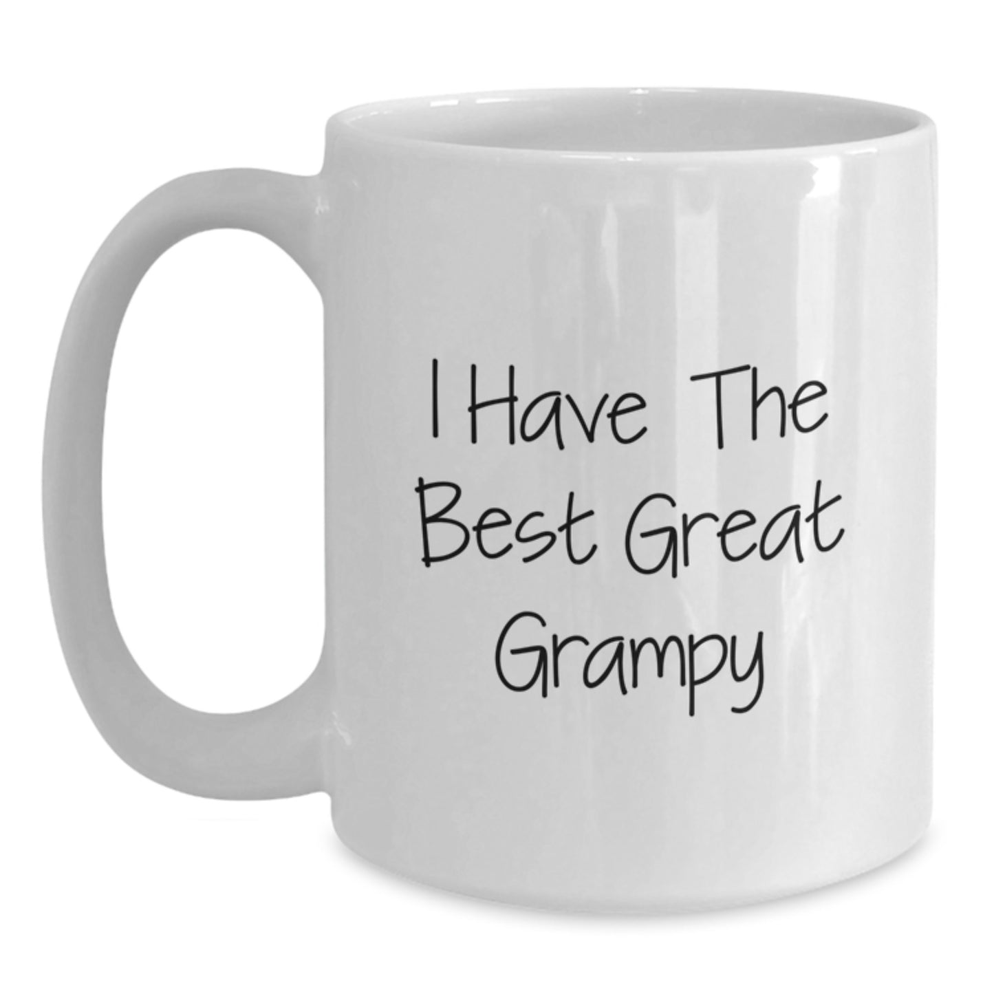 Funny Grampy Gifts for Him, Inspirational White Coffee Mug, Unique Mother's Day Unique Gifts from Men to Grampy, Great Grampy Quote Mug - Main
