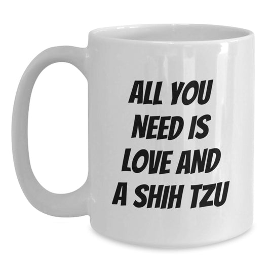 Funny Shih Tzu Dog Lover Gifts from Family, Friends, or Men for Christmas Unique Presents - Main