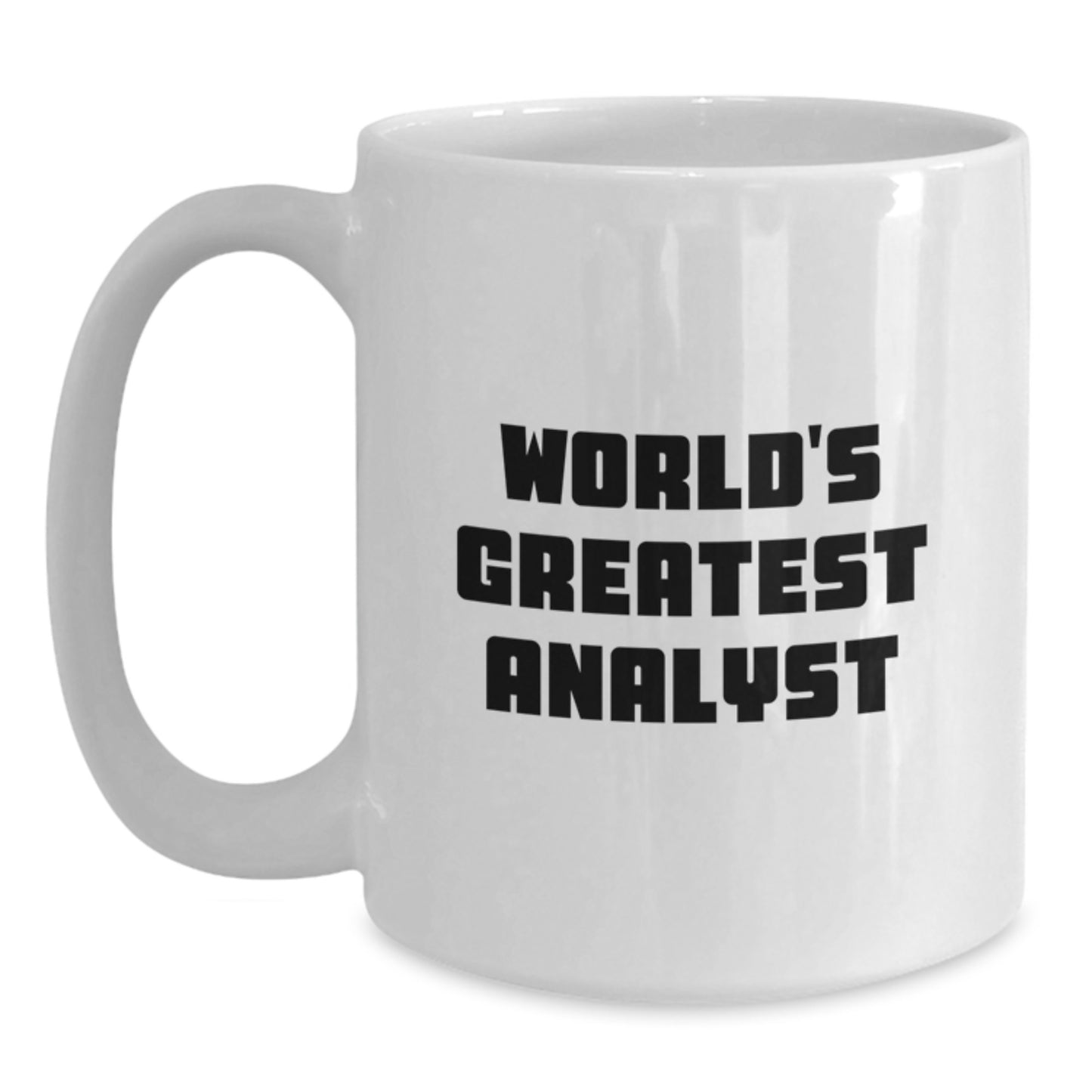 Analyst Keepsake White Coffee Mug for Him 11oz Graduation Gift - Main