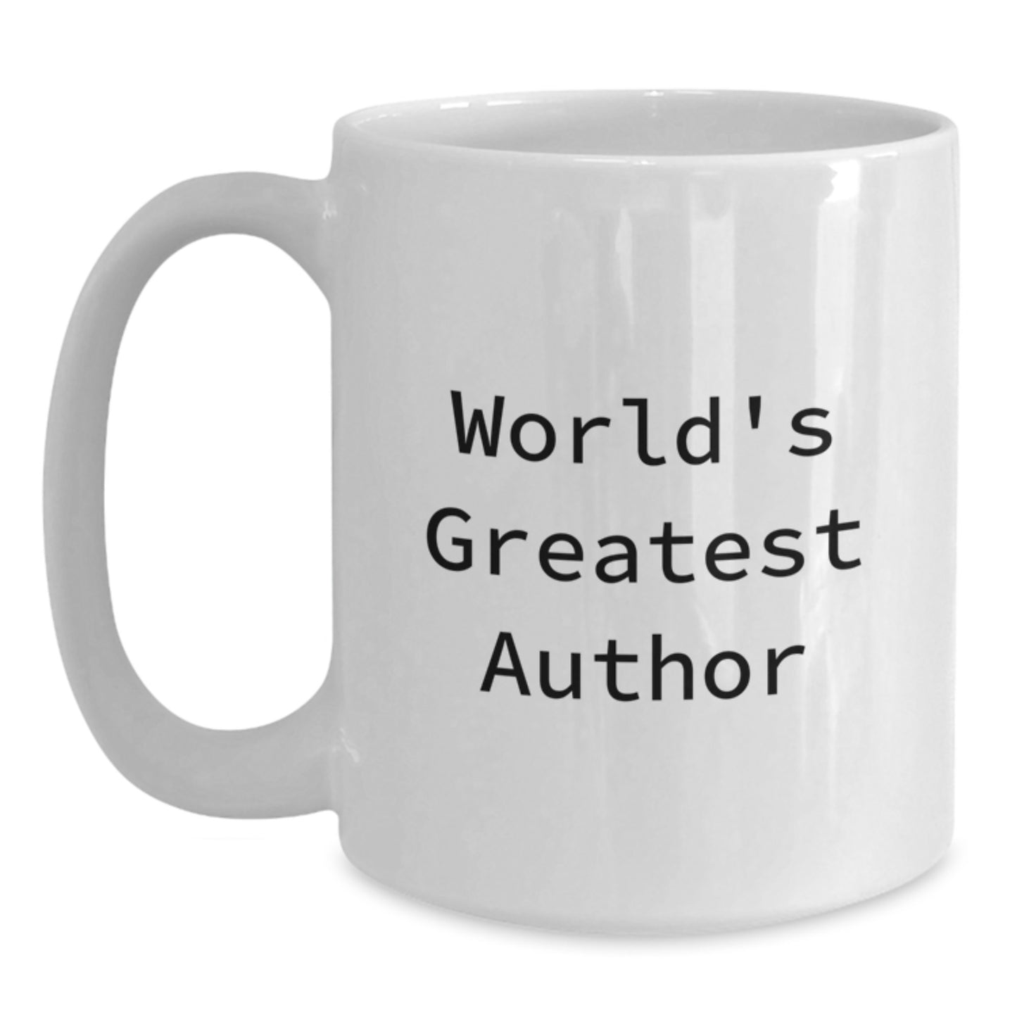 Author Keepsake White Ceramic Coffee Mug for Him Birthday Gift - Main