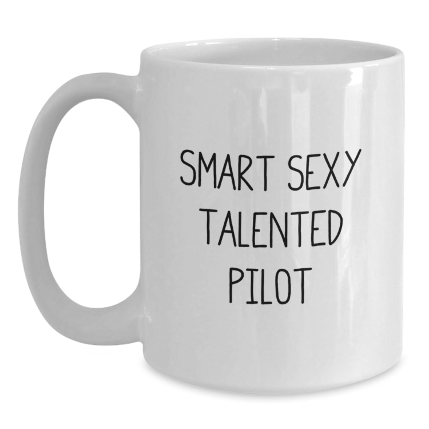 Funny Pilot Gifts from Friends for Graduation Unique White Coffee Mug - Main