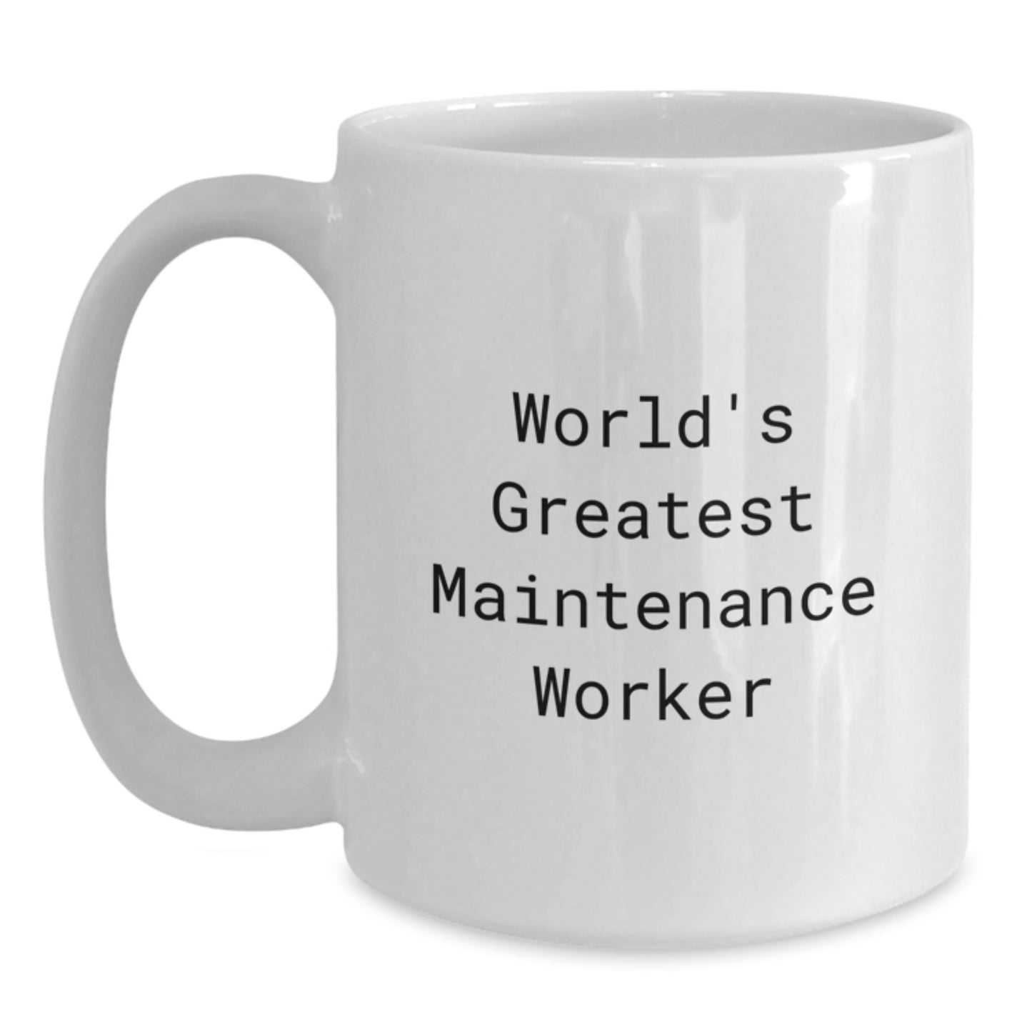 Husband Keepsake Mug – World's Greatest Maintenance Worker Birthday Gift - Main