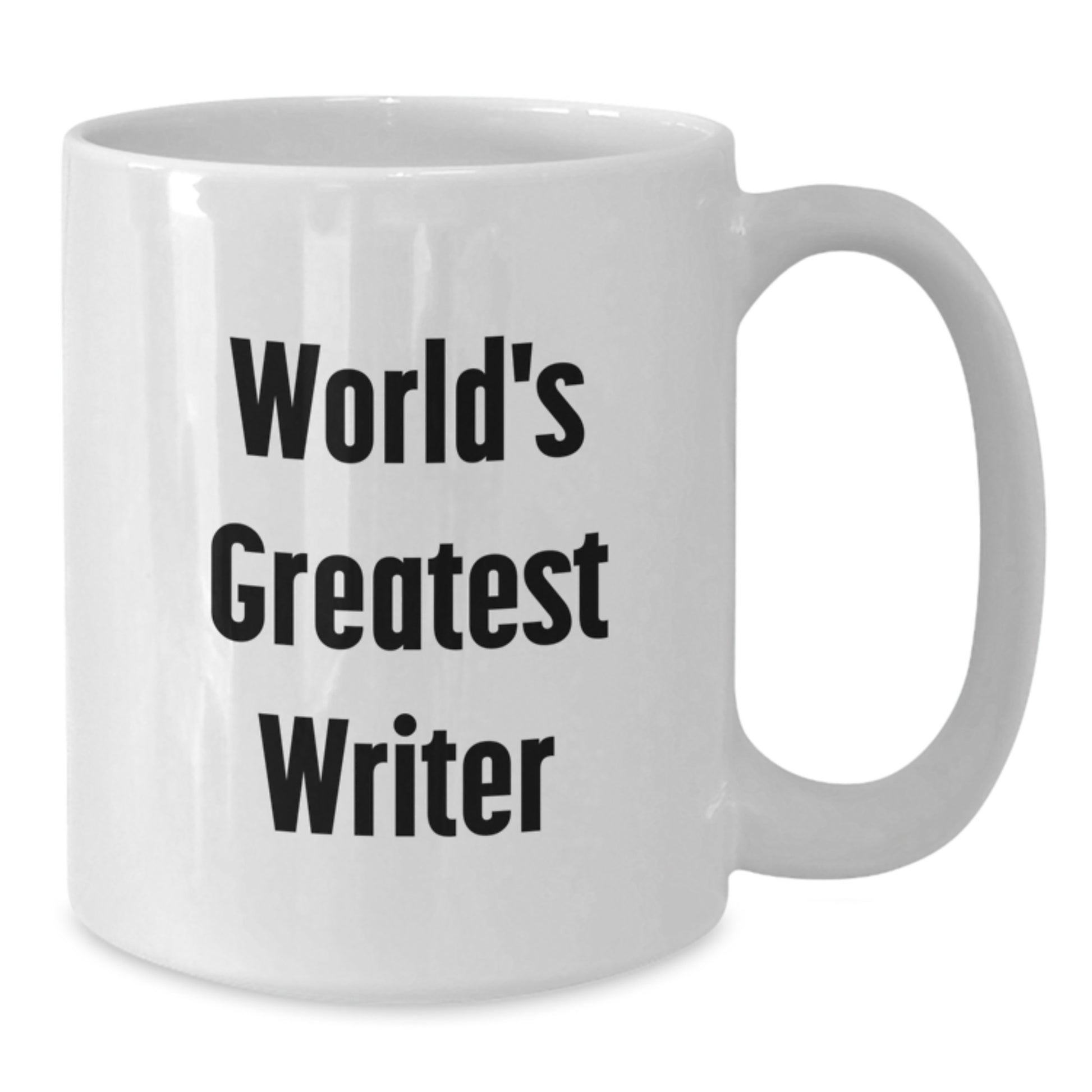 Funny World's Greatest Writer Quote Gifts for Writers, White Coffee Mug, Christmas Unique Gifts from Friends to Writers - Additional