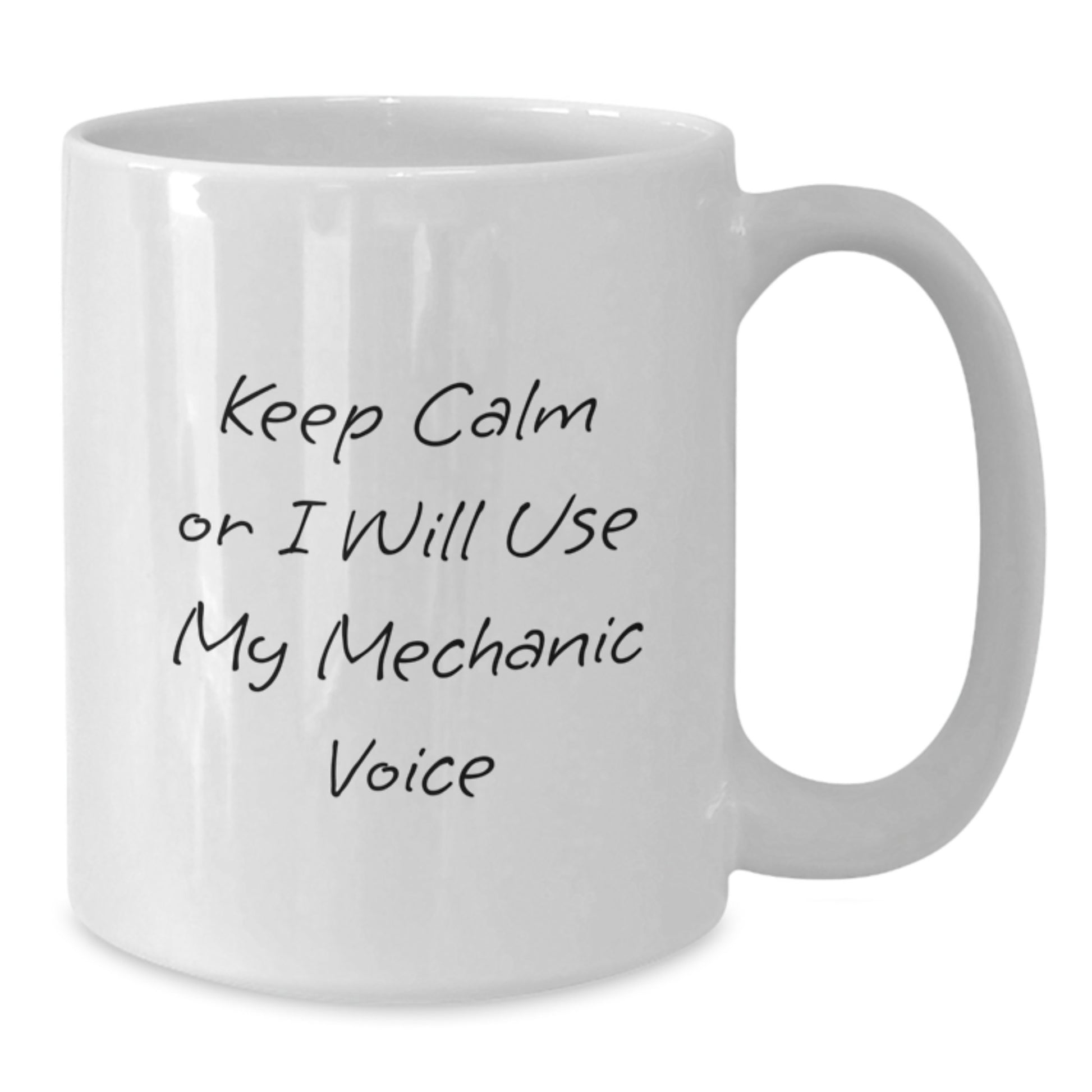 Funny Mechanic Gifts from Men - Cute White Coffee Mug for Mechanic Friends on Mother's Day - Additional