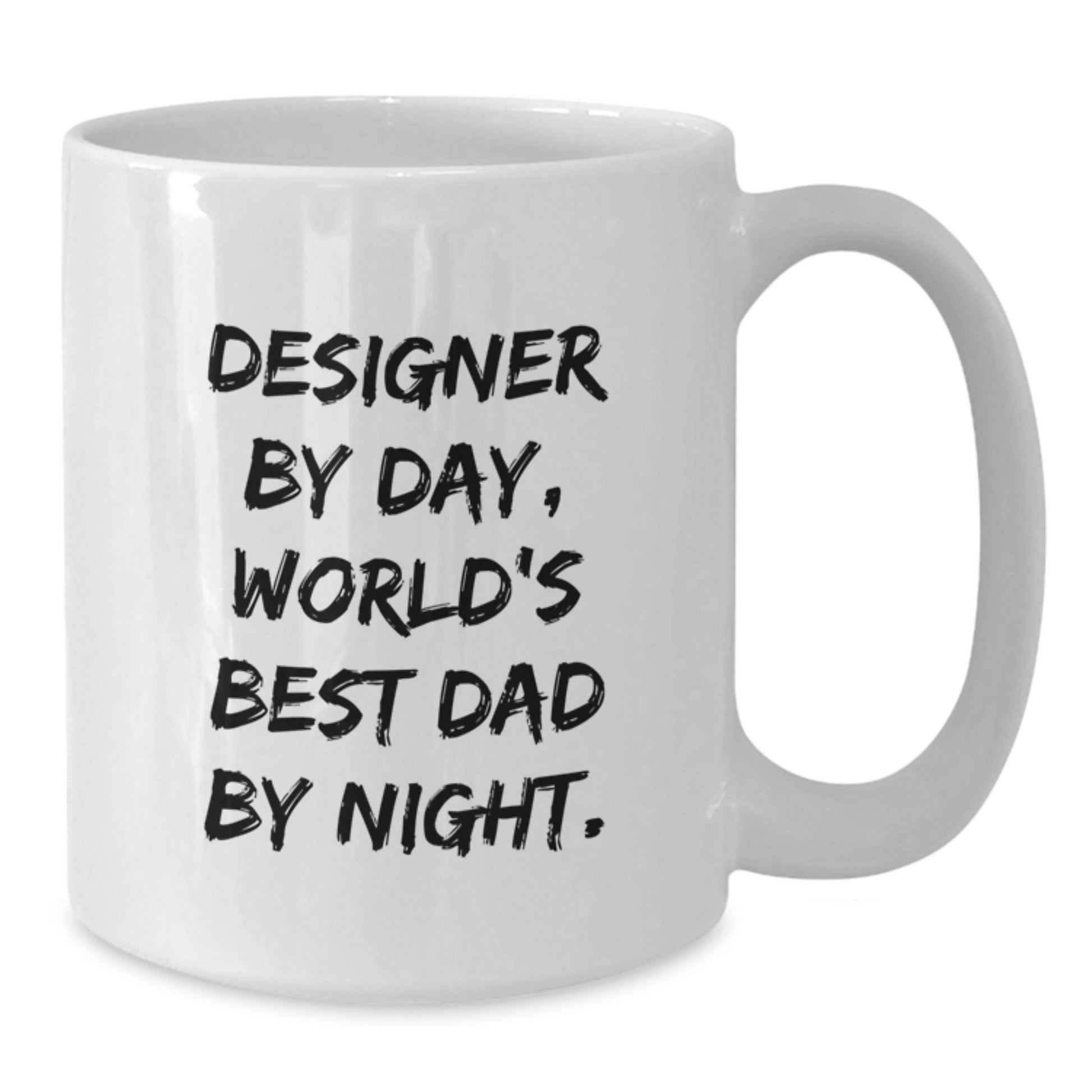 Funny Designer Gifts from Dad, White Coffee Mug for Him, Christmas Unique Mugs for Men - Additional