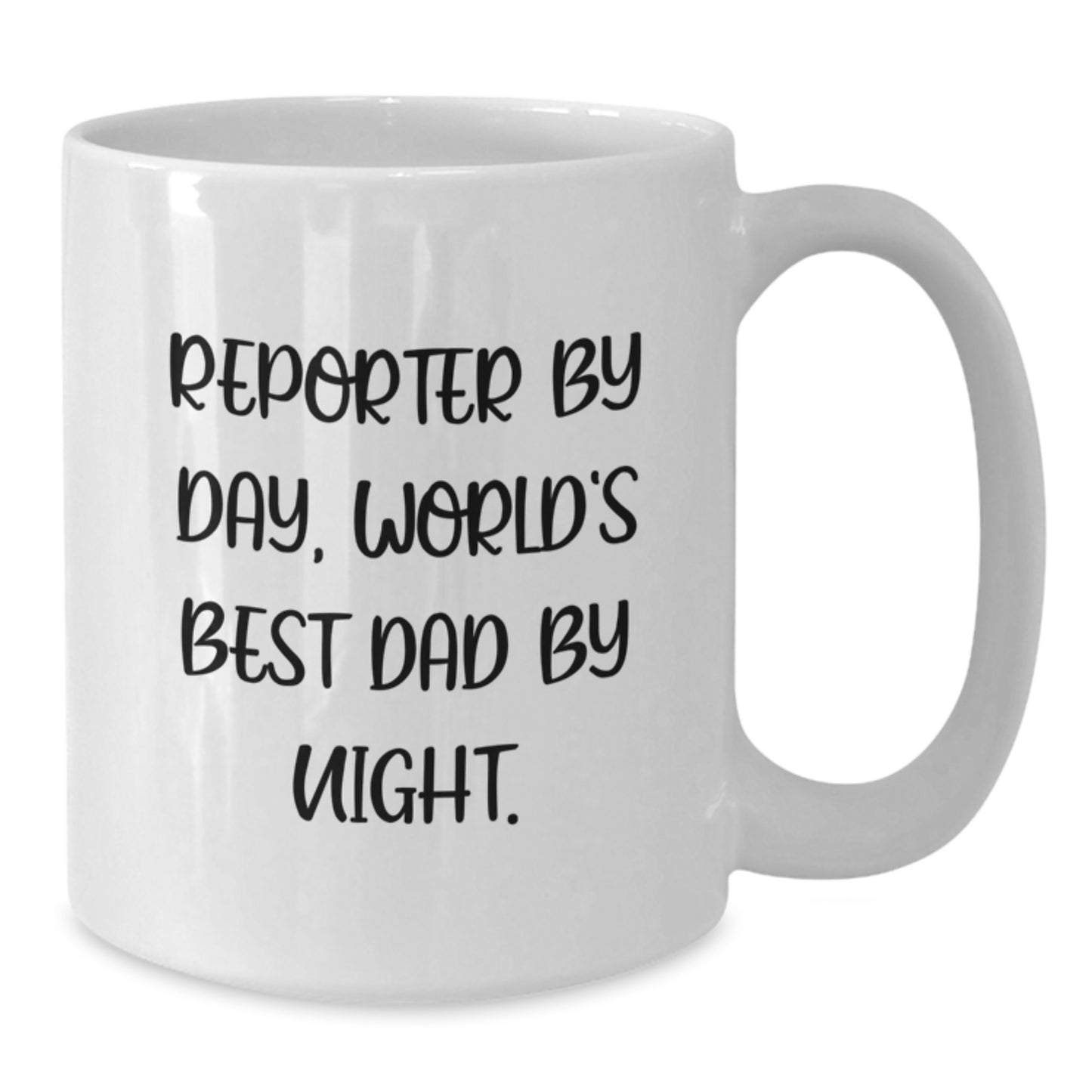 Funny Christmas Unique Gifts for Reporter By Day, Unique White Coffee Mugs with Inspirational Quote for Men, Women, Friends, Family, and Coworkers - Additional