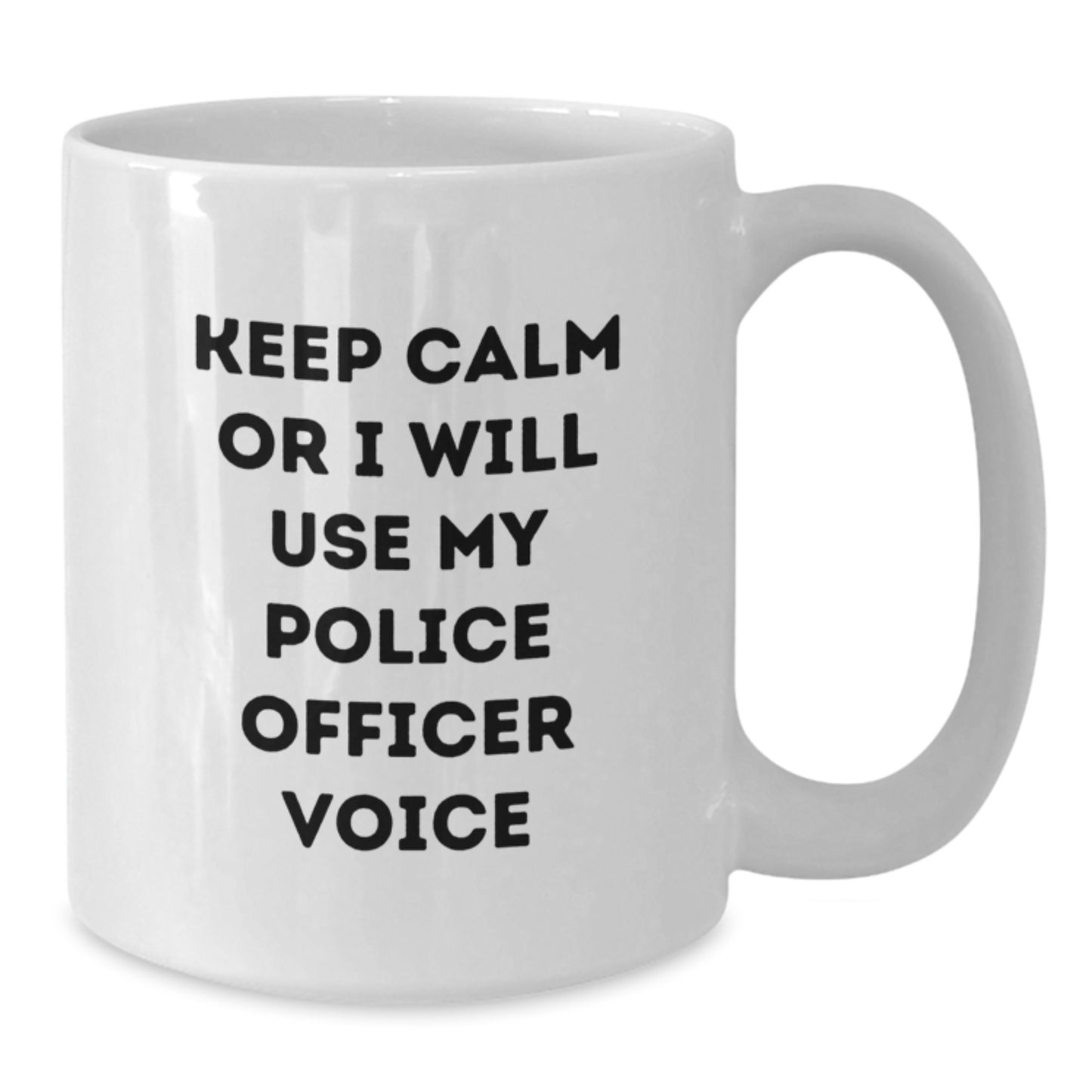 Funny Police Officer Gifts for Police Officers, Men, or Friends, White Coffee Mug, Christmas Unique Gifts from Men, Women, or Family - Additional