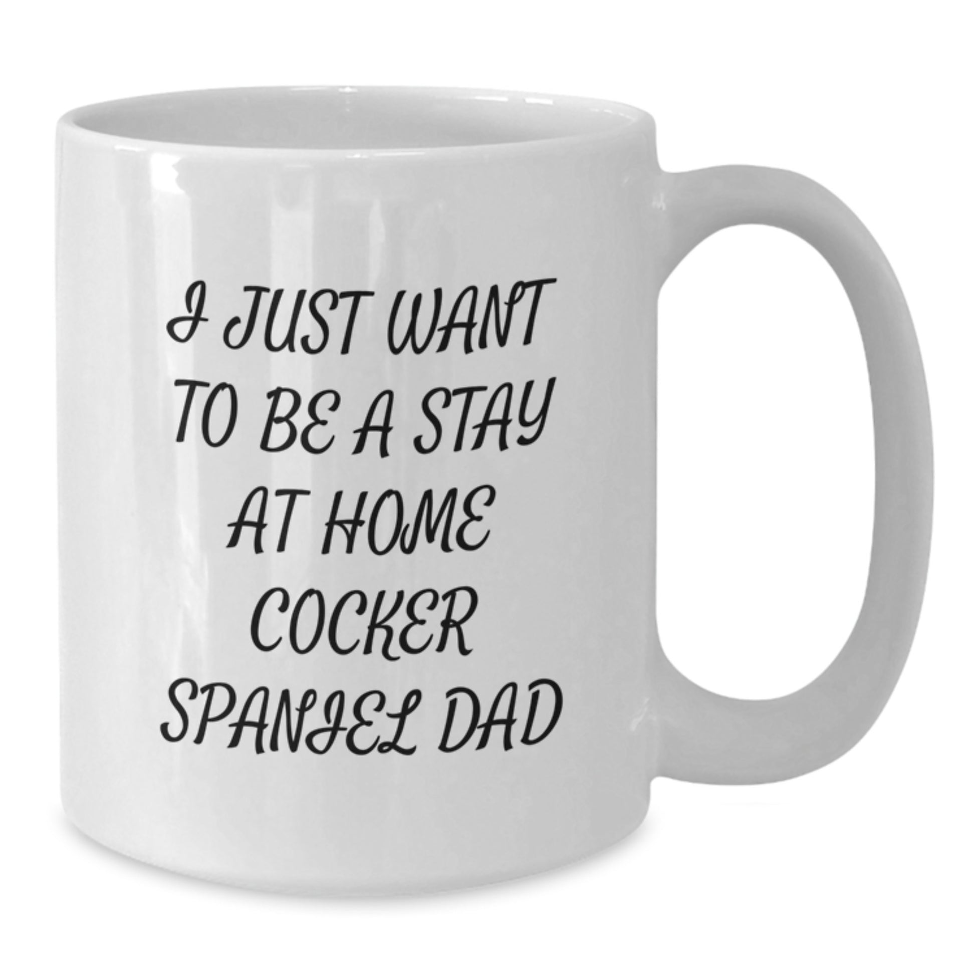 Cute Cocker Spaniel Dad Funny Coffee Mug Gifts from Men to Cocker Spaniel Dog Lovers at Christmas - Additional