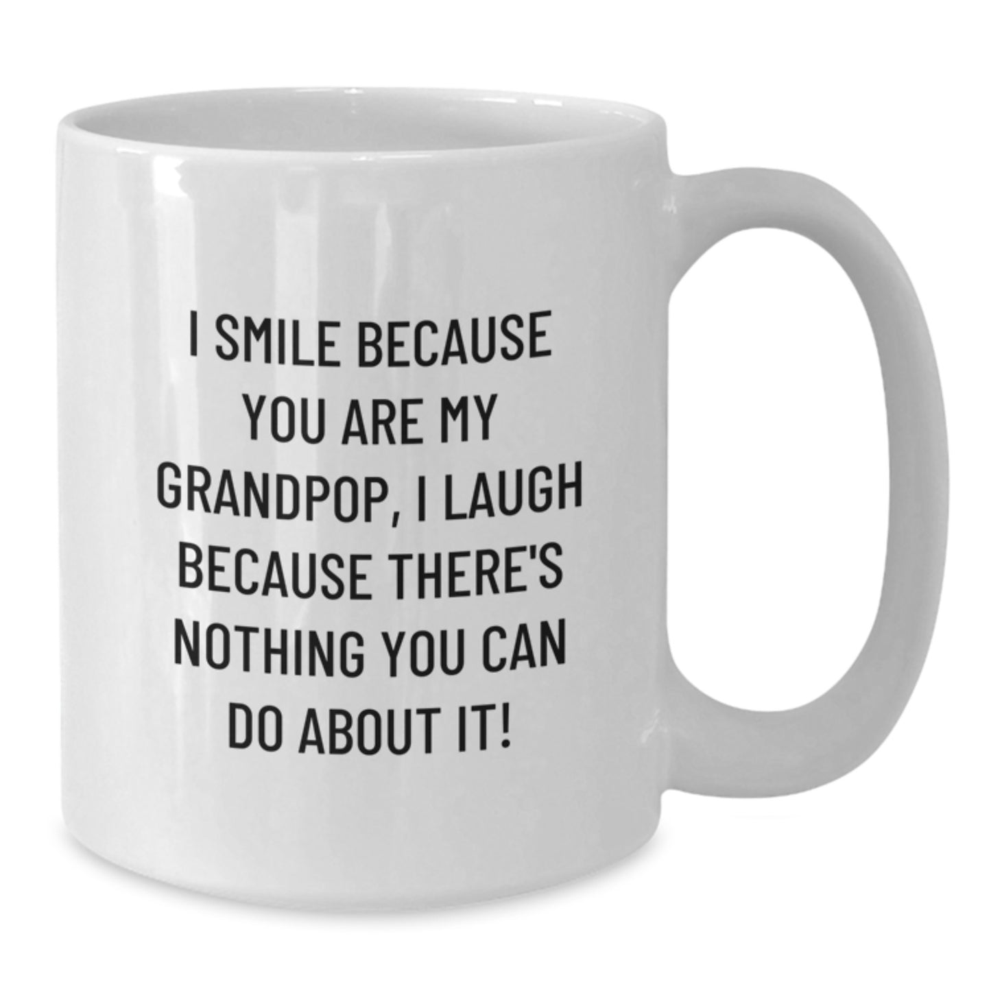 Funny Grandpop Gifts, White Coffee Mug for Grandpop, Christmas Unique Gifts from Family - Additional