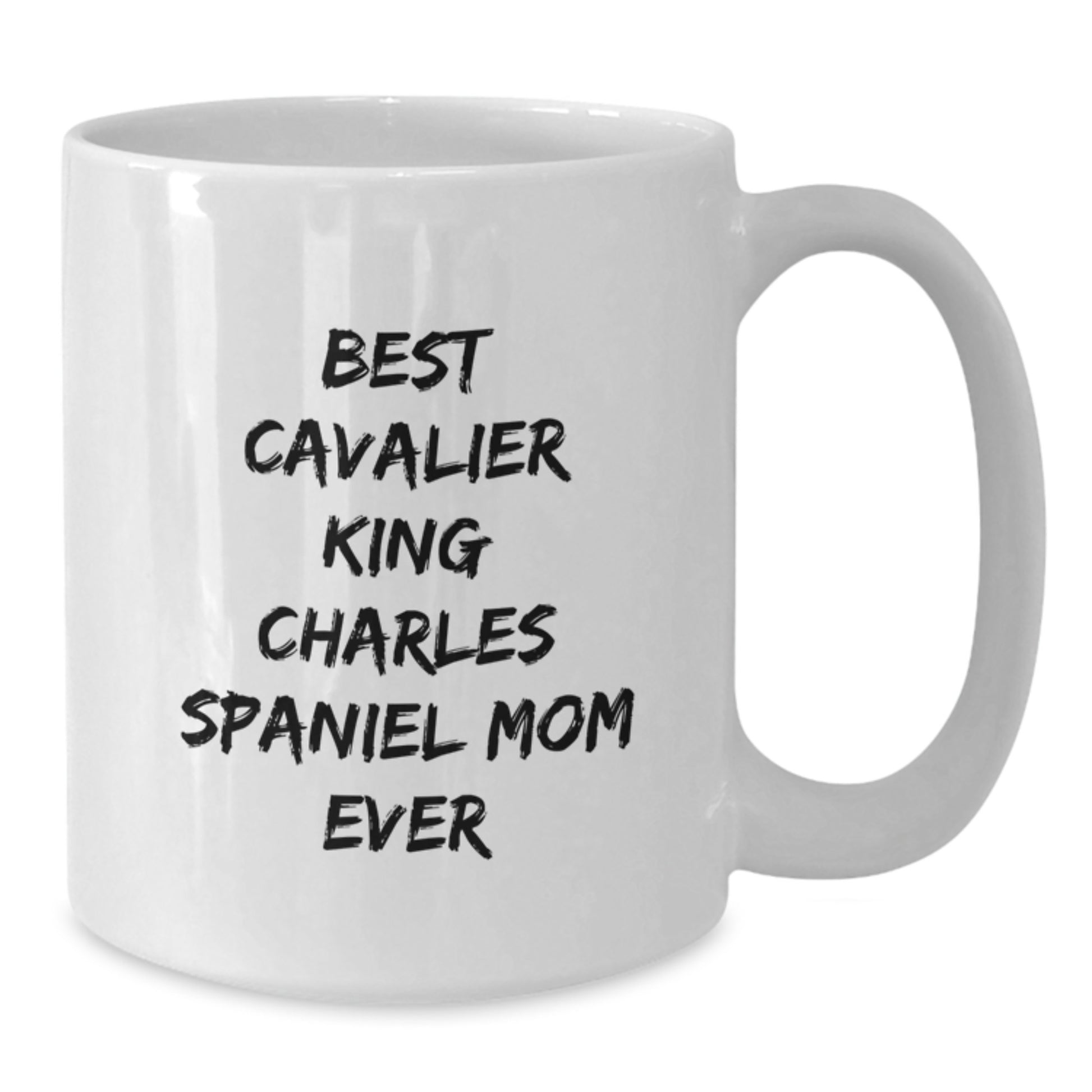 Funny Cavalier King Charles Spaniel Dog Mom Gifts, Birthday Unique Gifts from Family, Best Mom Ever White Coffee Mug - Additional