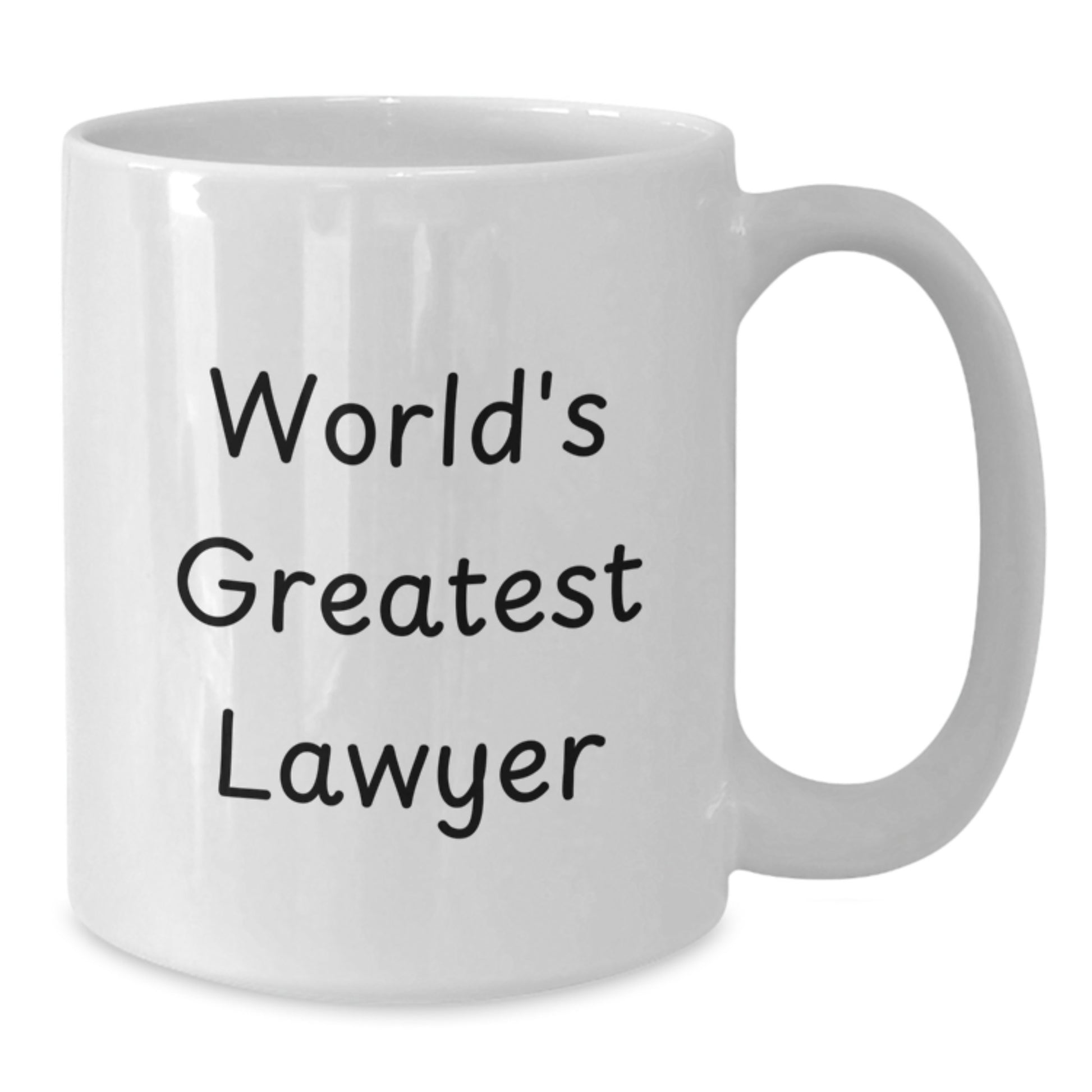 Funny Lawyer Gifts from Men for World's Greatest Lawyer White Coffee Mug Valentine's Unique Presents - Additional