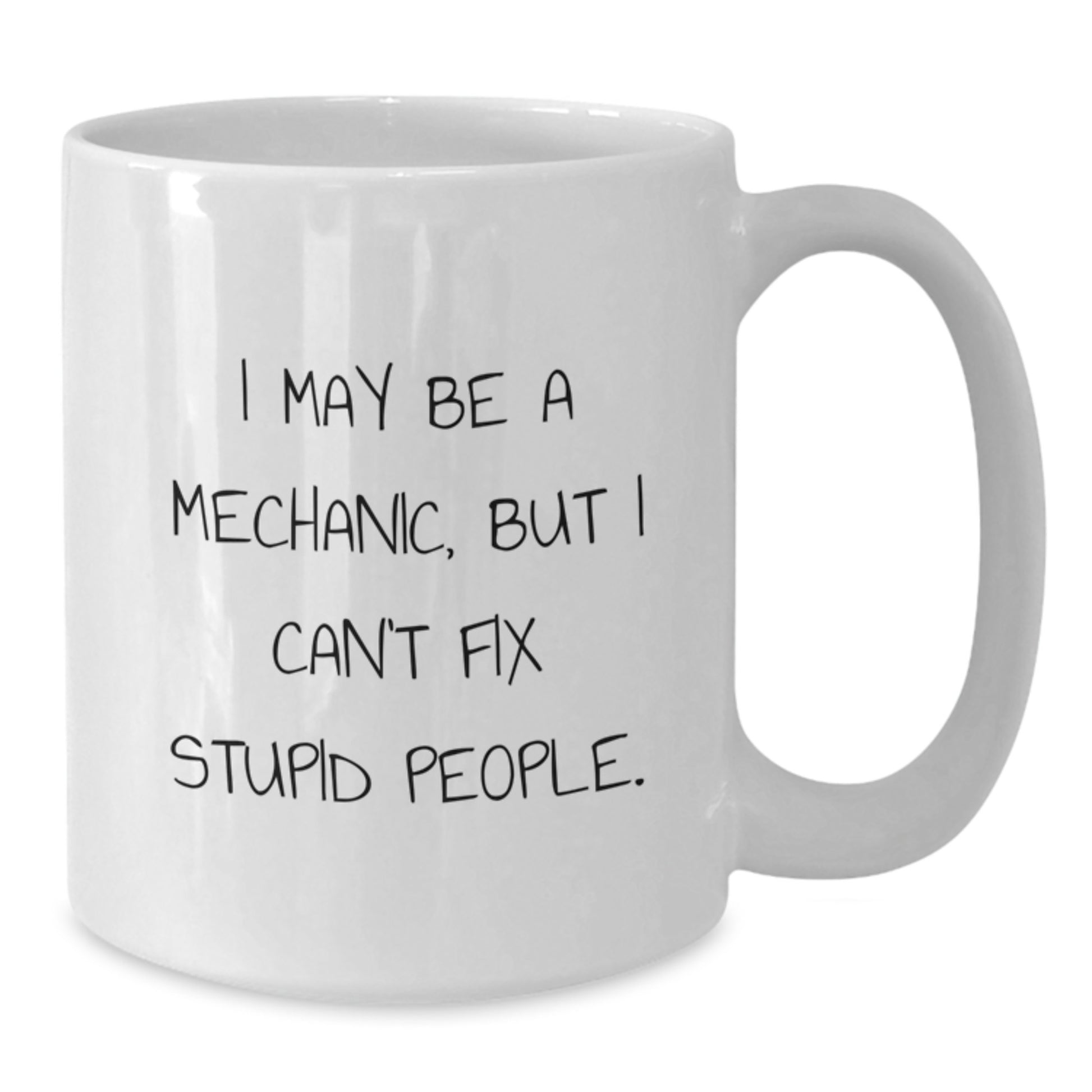 Birthday Gift for Her Mechanic White Coffee Mug Present with Humor - Additional