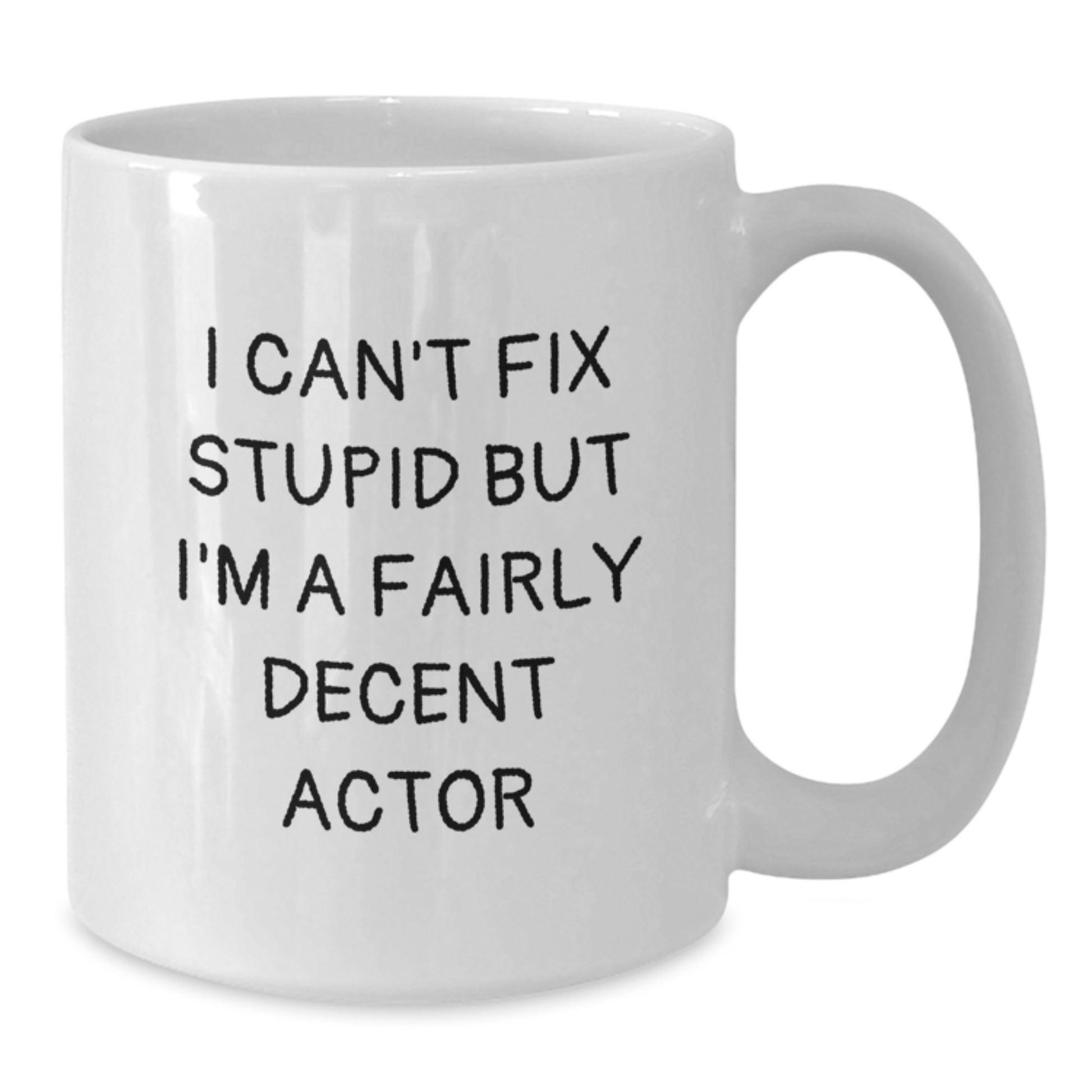 Funny Actor White Coffee Mugs for Actor Gifts from Men to Actor Friends on Graduation Unique Ideas - Additional