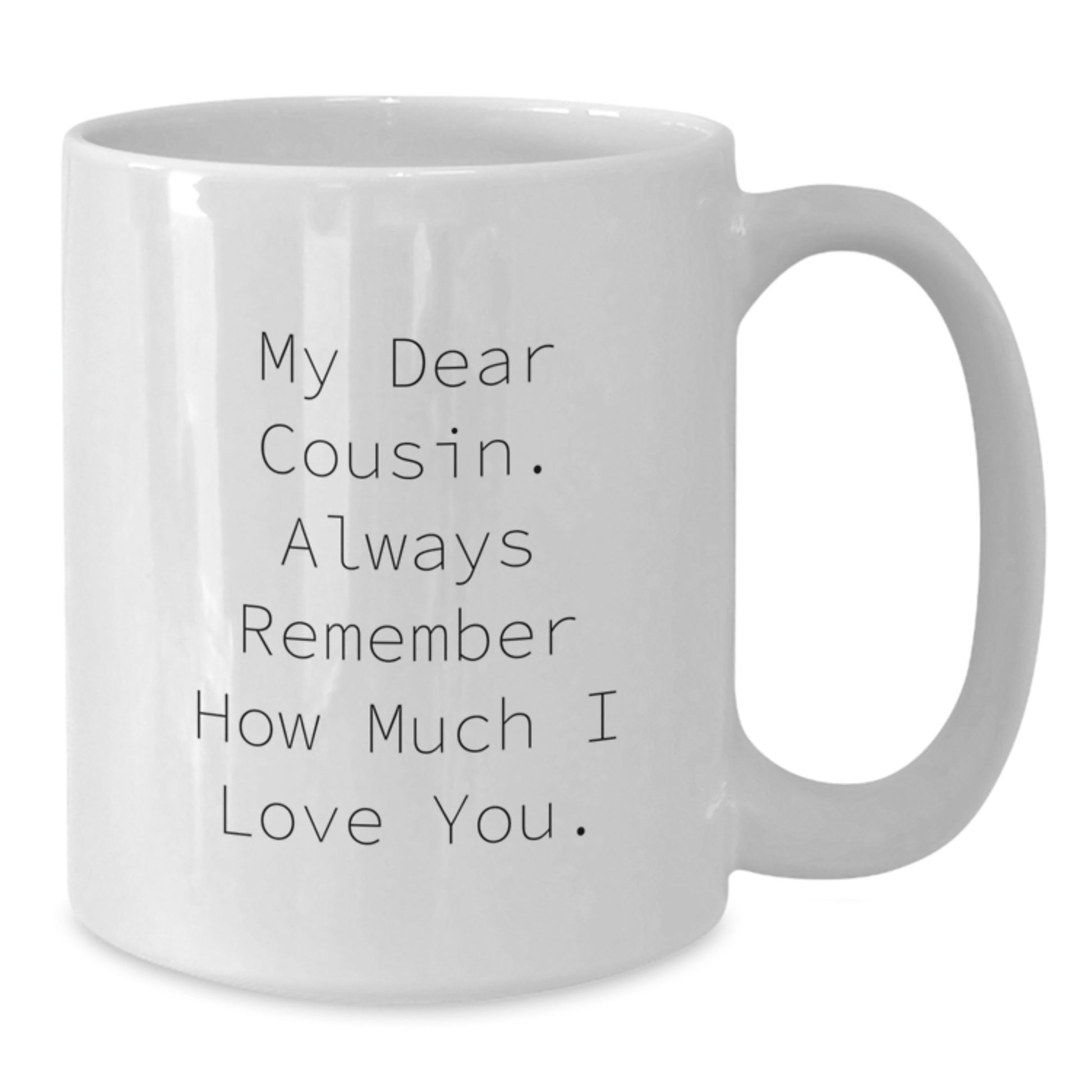 Heartfelt Cousin Mug – Novelty Birthday Keepsake Gift for Friends - Additional
