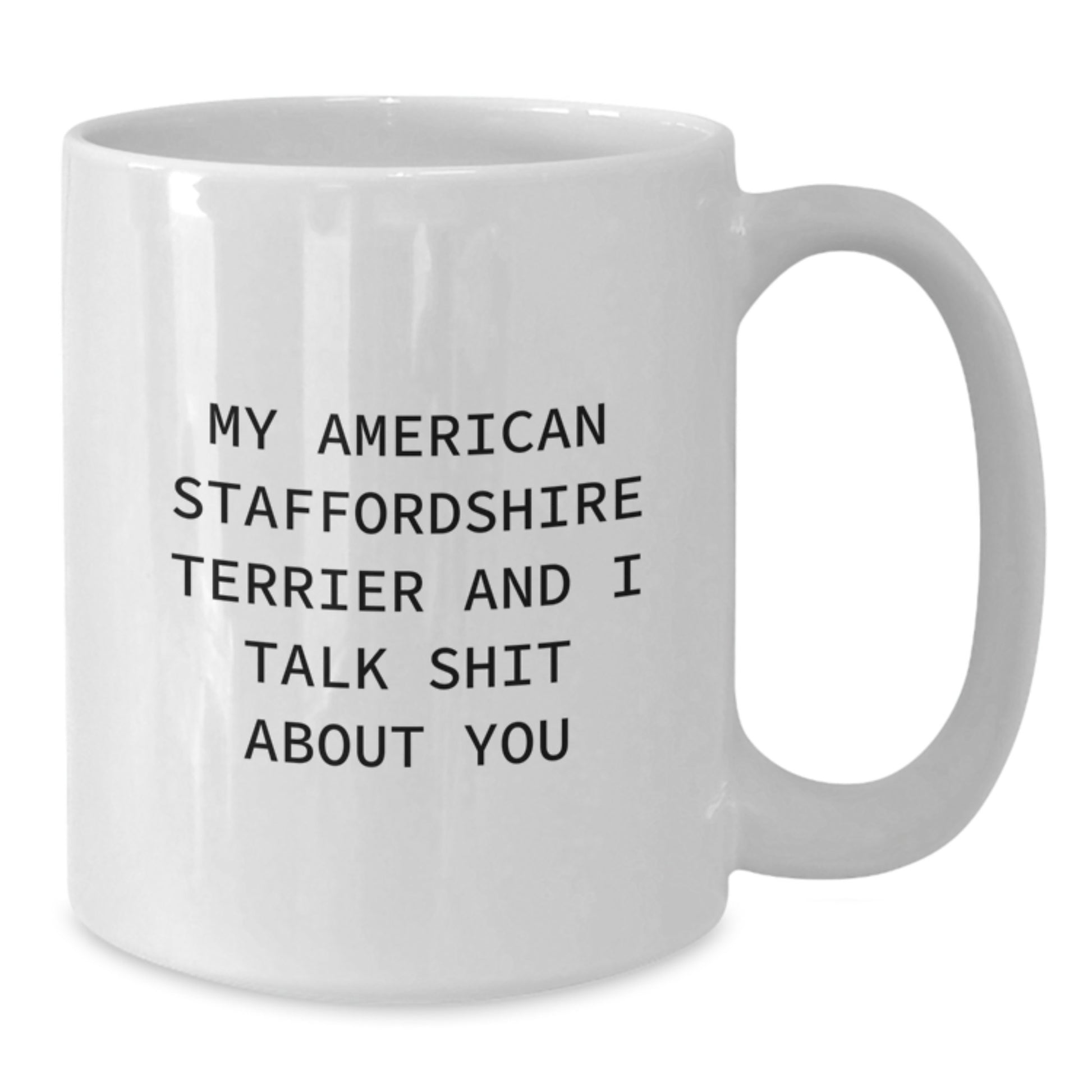 American Staffordshire Terrier Keepsake Mug for Him Birthday Gift - Additional