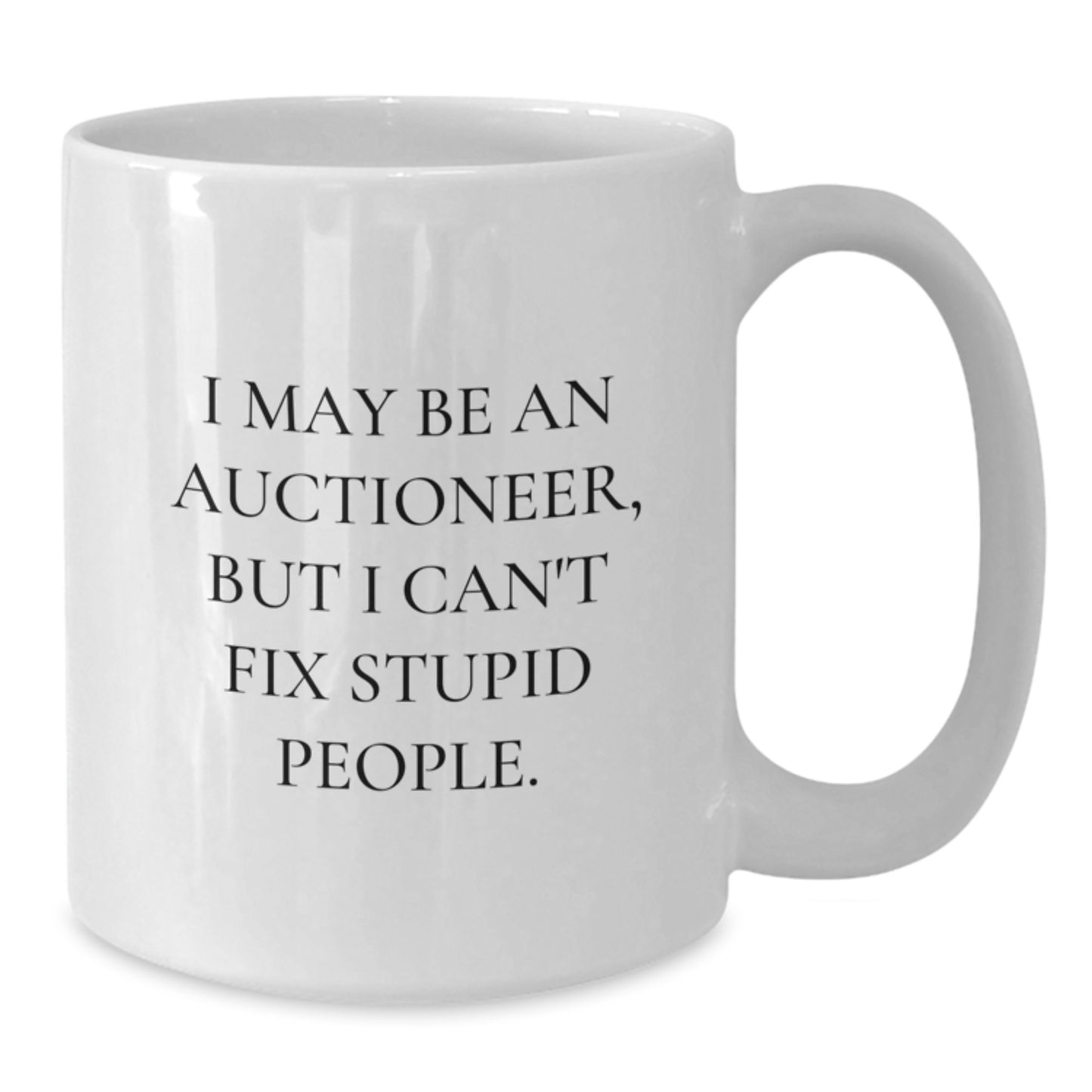 Auctioneer Keepsake Premium Ceramic White Mug for Him Graduation Gift - Additional