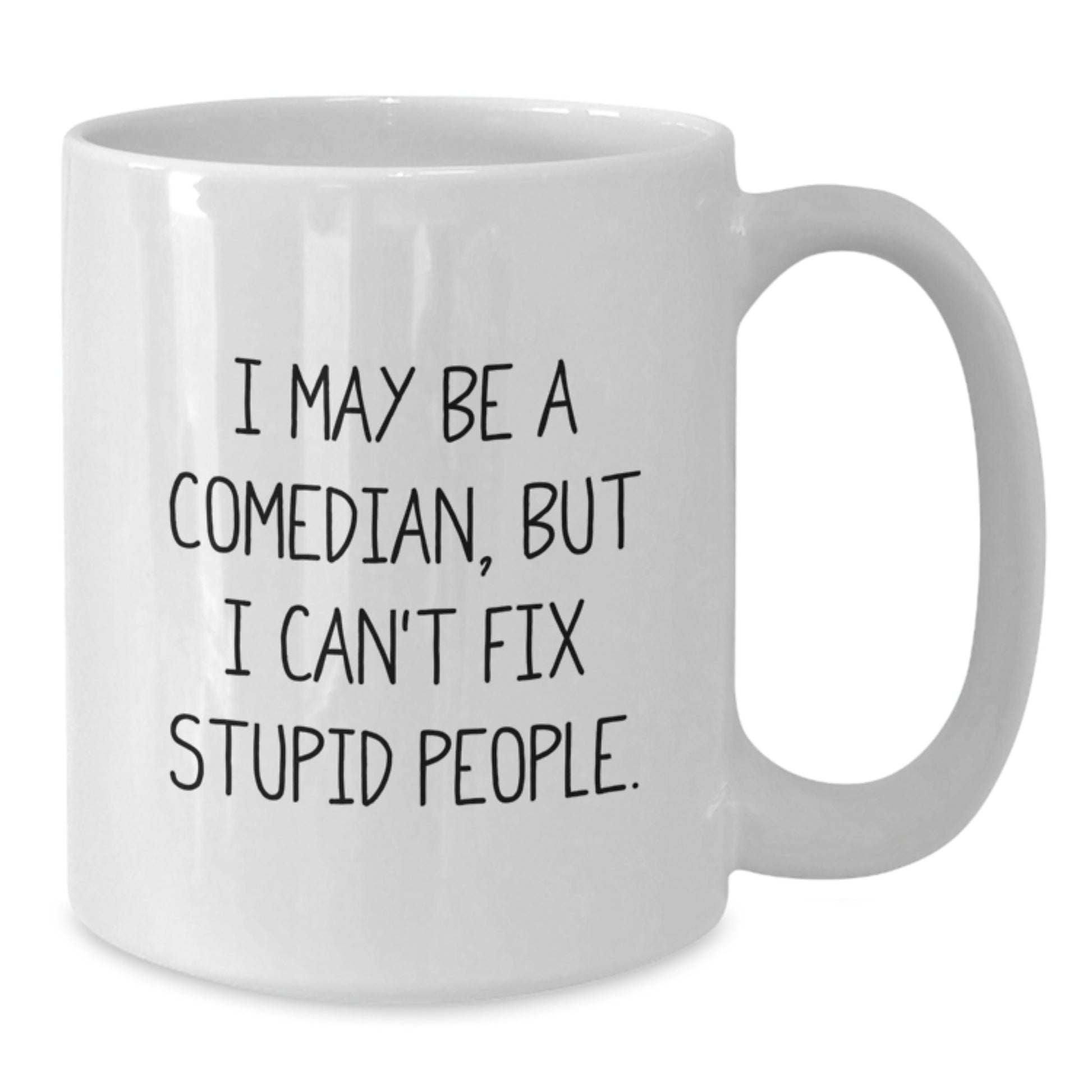 Funny Comedian White Coffee Mug Gifts for Comedian Men, Unique Comedian Christmas Unique Gifts from Comedian Friends, Comedian Lover's - Additional