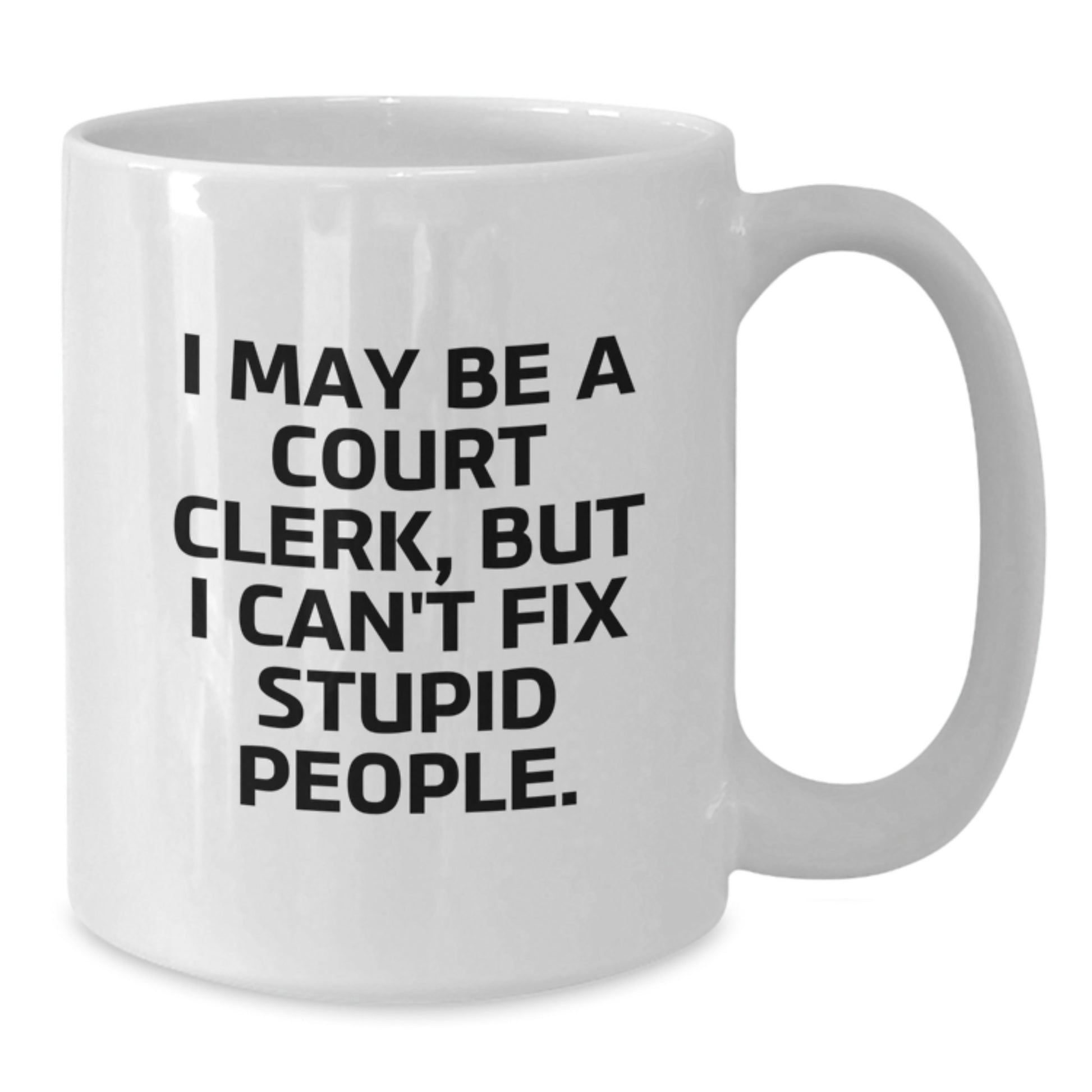 Court Clerk Premium White Coffee Mug Keepsake Birthday Gift for Him - Additional