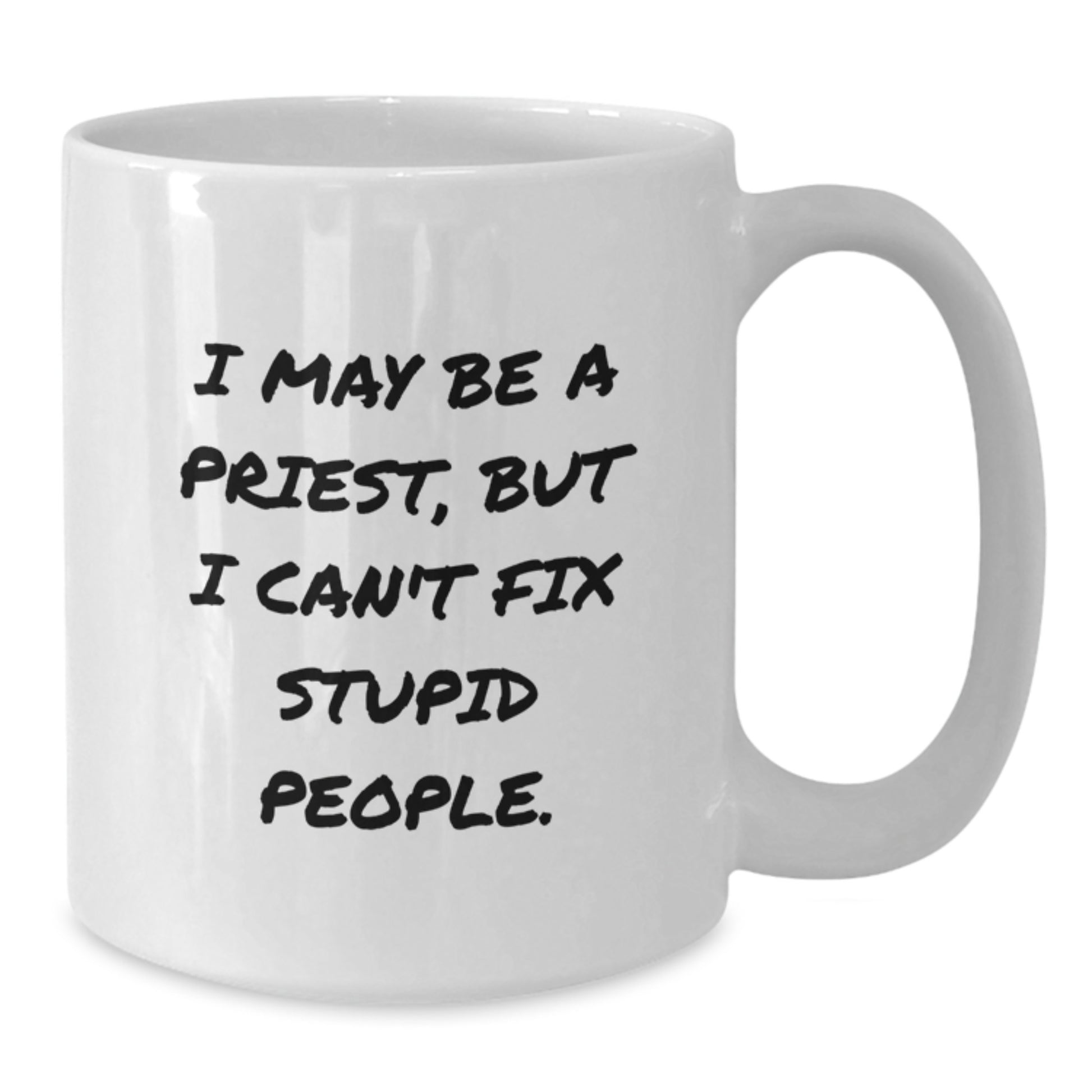 Birthday Gift Priest Keepsake White Coffee Mug Present for Her - Additional
