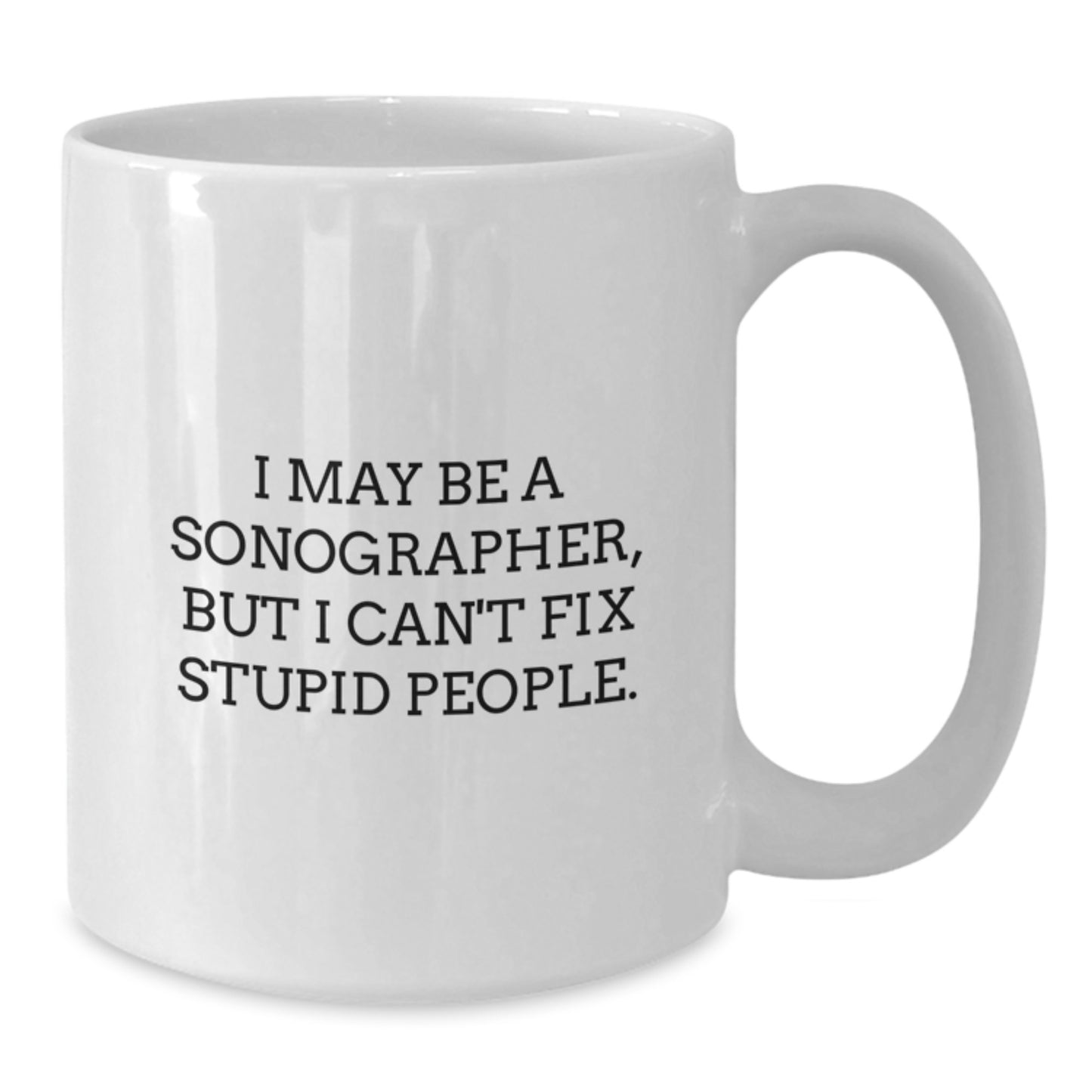 Funny Sonographer Gifts from Men to Sonographer Friends, White Coffee Mug for Sonographer, Graduation Unique Gifts - Additional