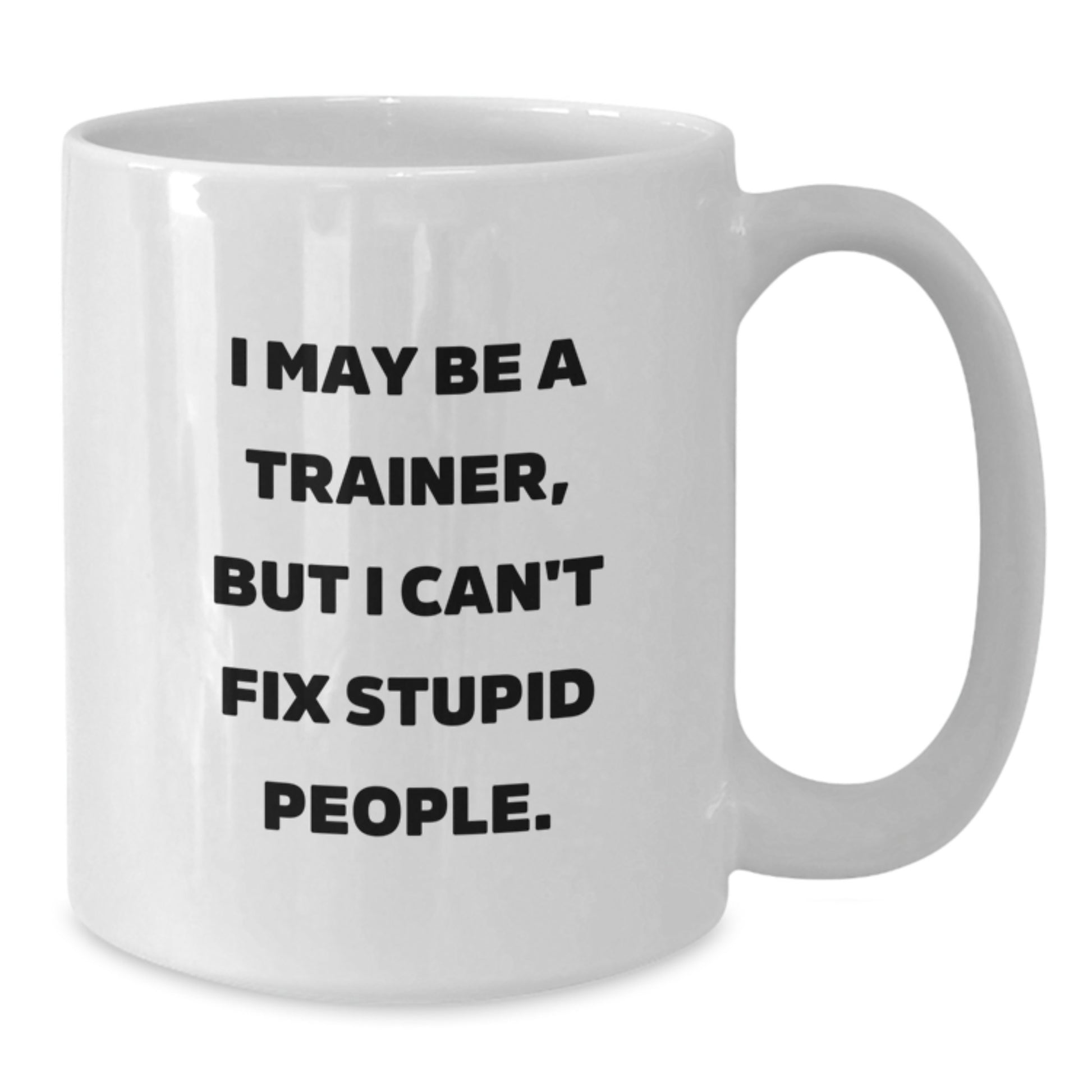 Trainer Keepsake Ceramic White Coffee Mug for Him Birthday Gift - Additional