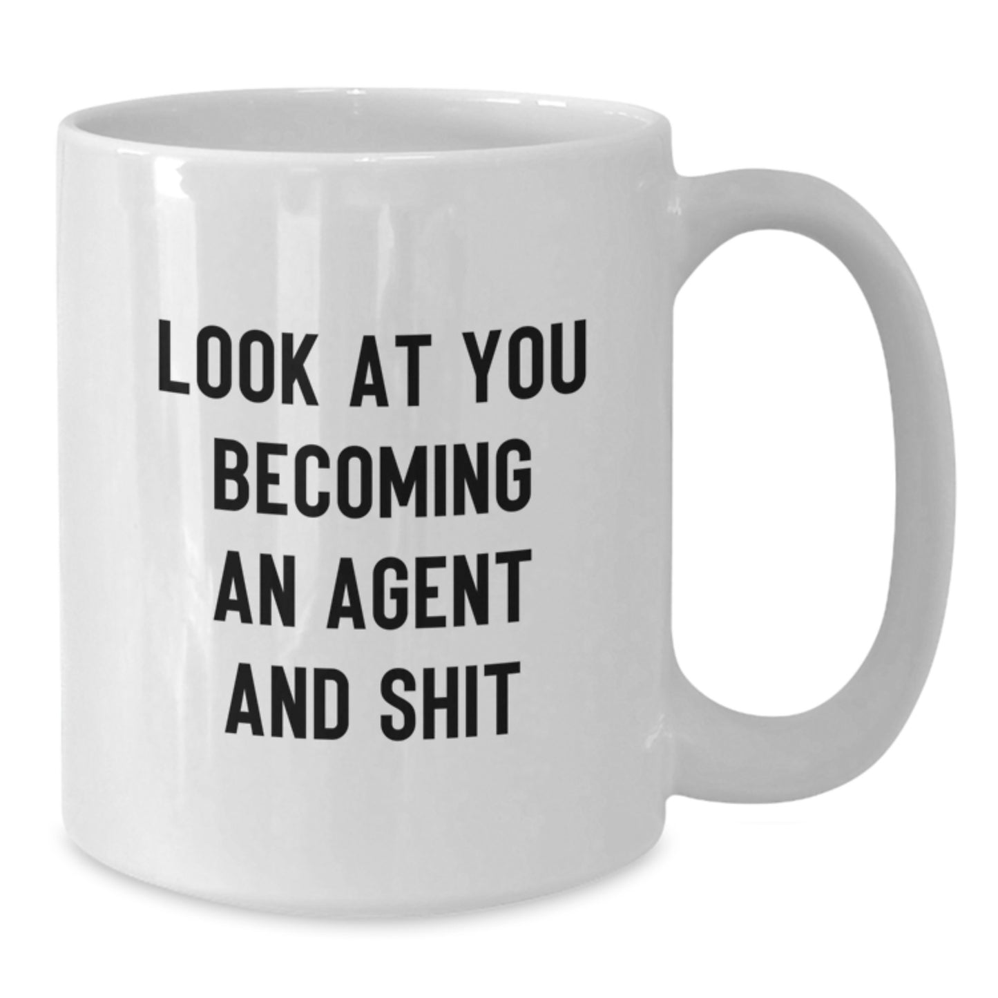 Funny Agent Gifts from Coworkers, White Coffee Mugs for Agent, Christmas Unique Agent White Coffee Mug - Additional