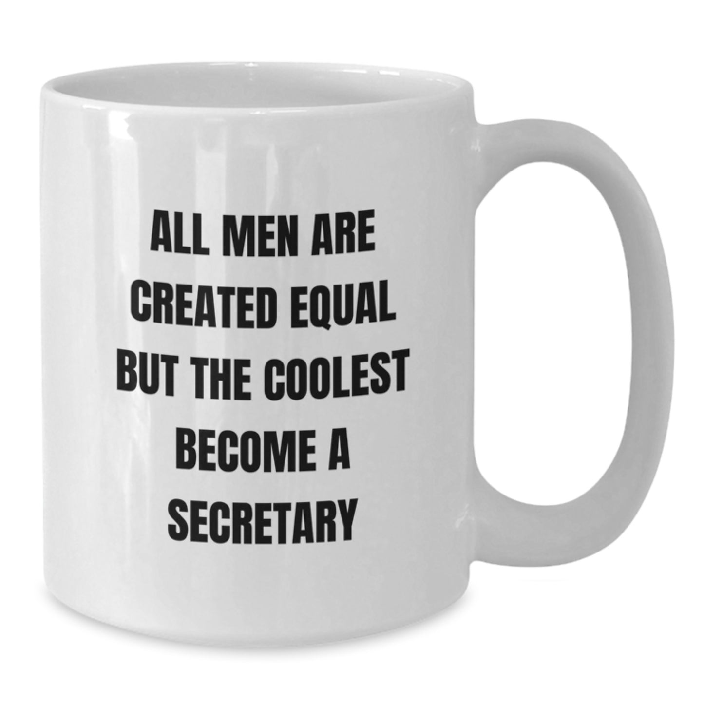 Funny Secretary Gifts, White Coffee Mugs for Secretary, Birthday Unique Gifts from Friends, White 11oz/15oz Ceramic Mug - Additional