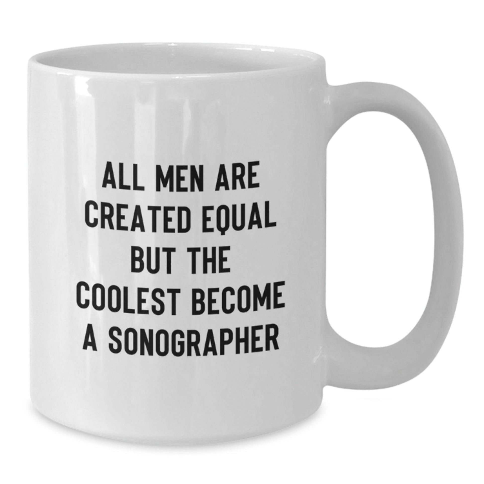 Sonographer Keepsake Premium White Coffee Mug for Him Birthday Gift - Additional