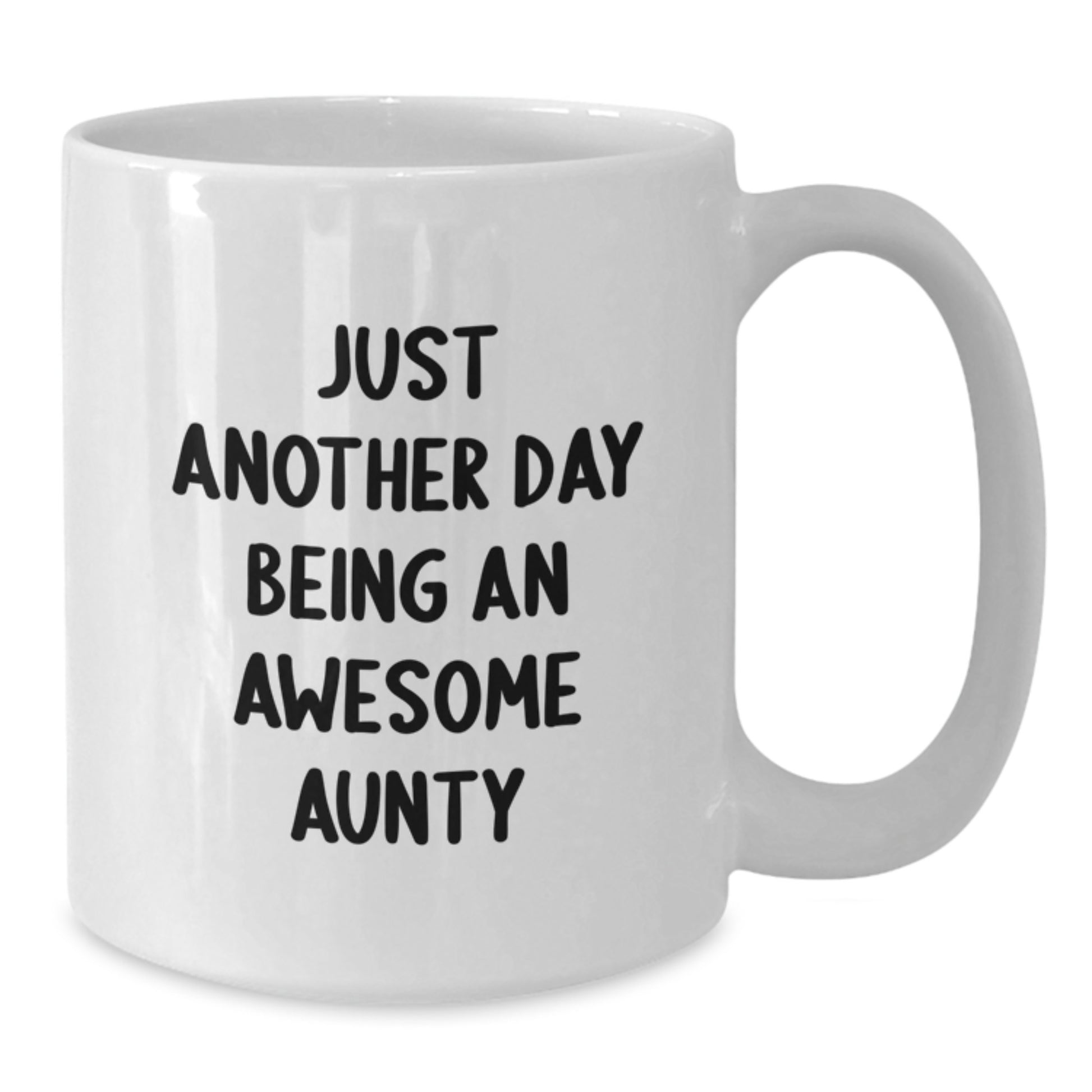 Funny Aunty White Coffee Mugs Gifts from Family to Awesome Aunts on Christmas Unique Mugs - Additional