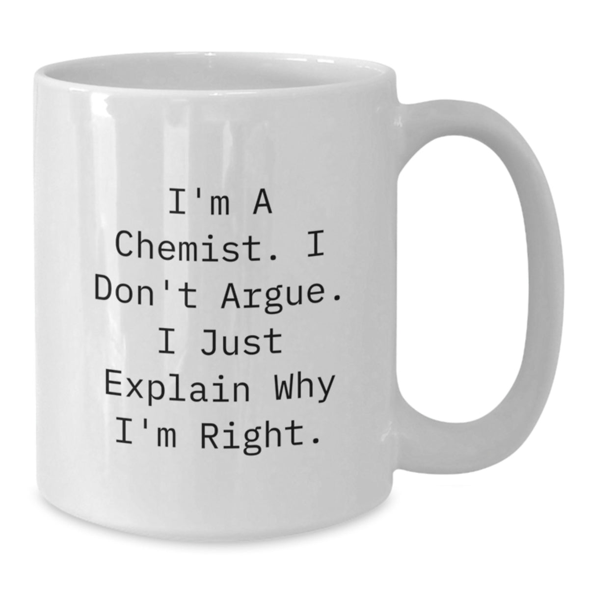 Witty Chemist Coffee Mug Gift for Friends - Novelty Ceramic Present - Additional