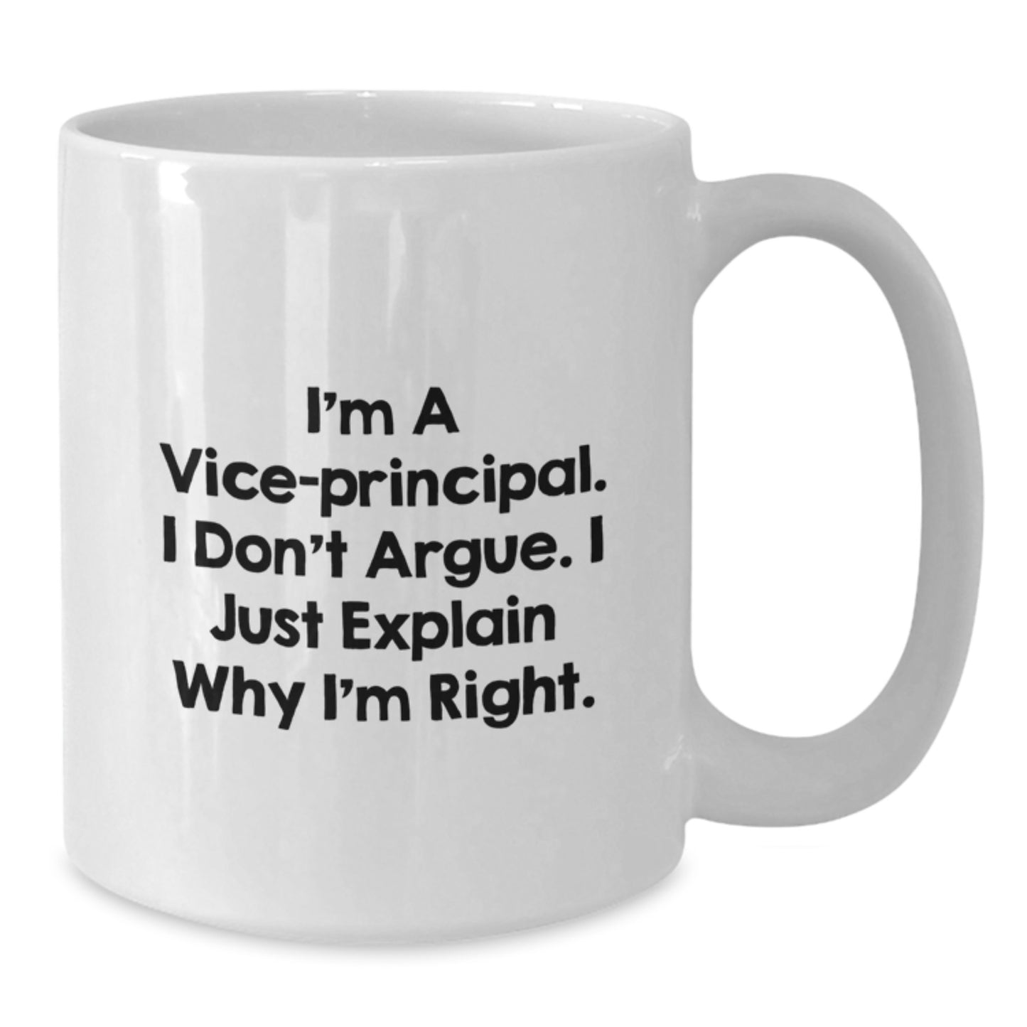 Funny Vice-principal White Coffee Mugs Gifts for Him from Friends Christmas Unique - Additional