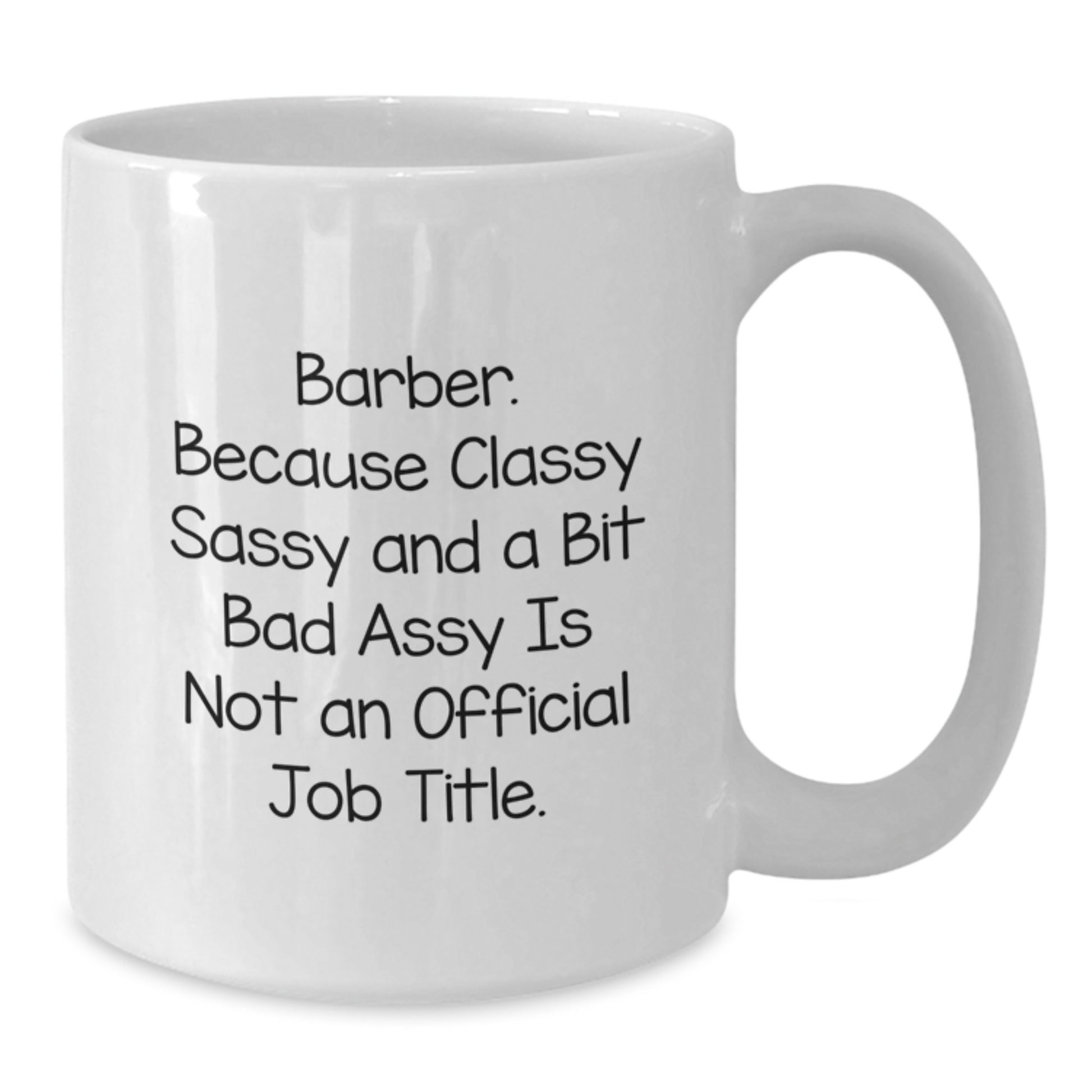 Funny Barber Gifts for Men Funny Coffee Mugs Gifts from Family to Barber for Graduation Unique - Additional