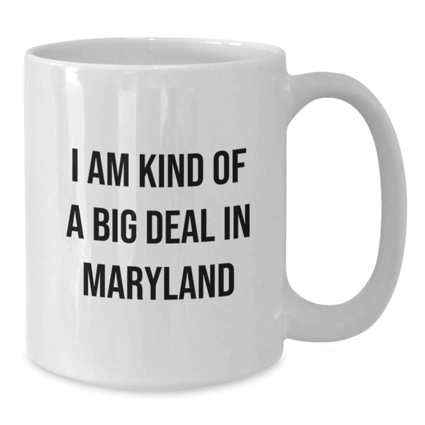 Maryland Gifts from Friends, Unique Birthday Unique Gifts for Maryland, Funny White Coffee Mug I Am Kind Of A Prime Selection In Maryland - Additional