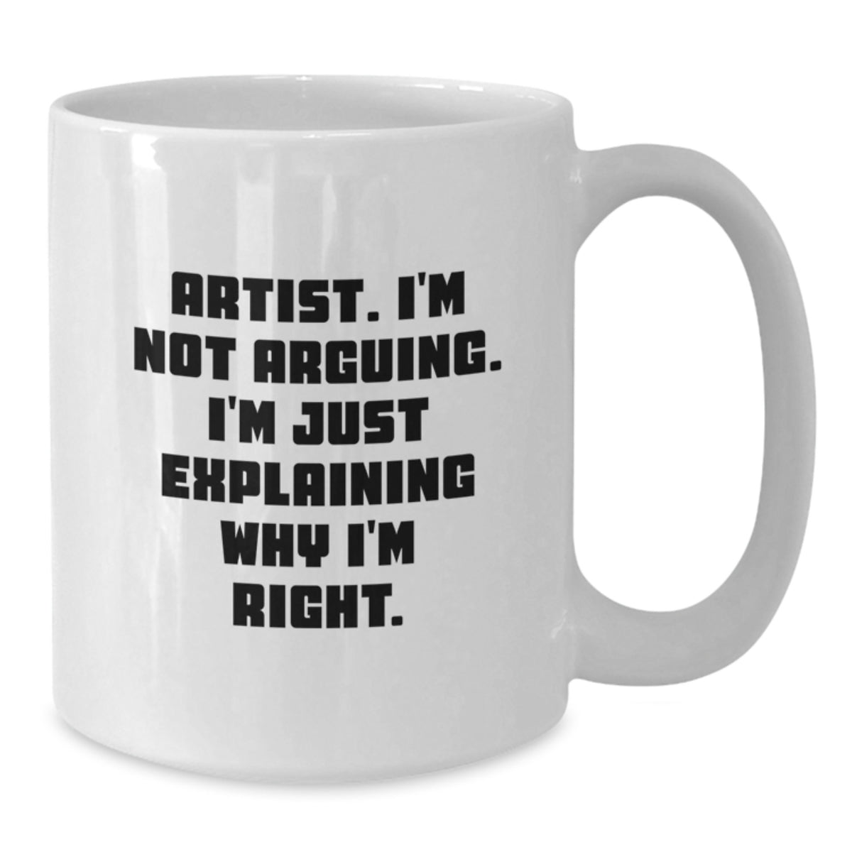 Christmas Gift for Her - Humorous Coffee Mug Present for Artistic Souls - Additional