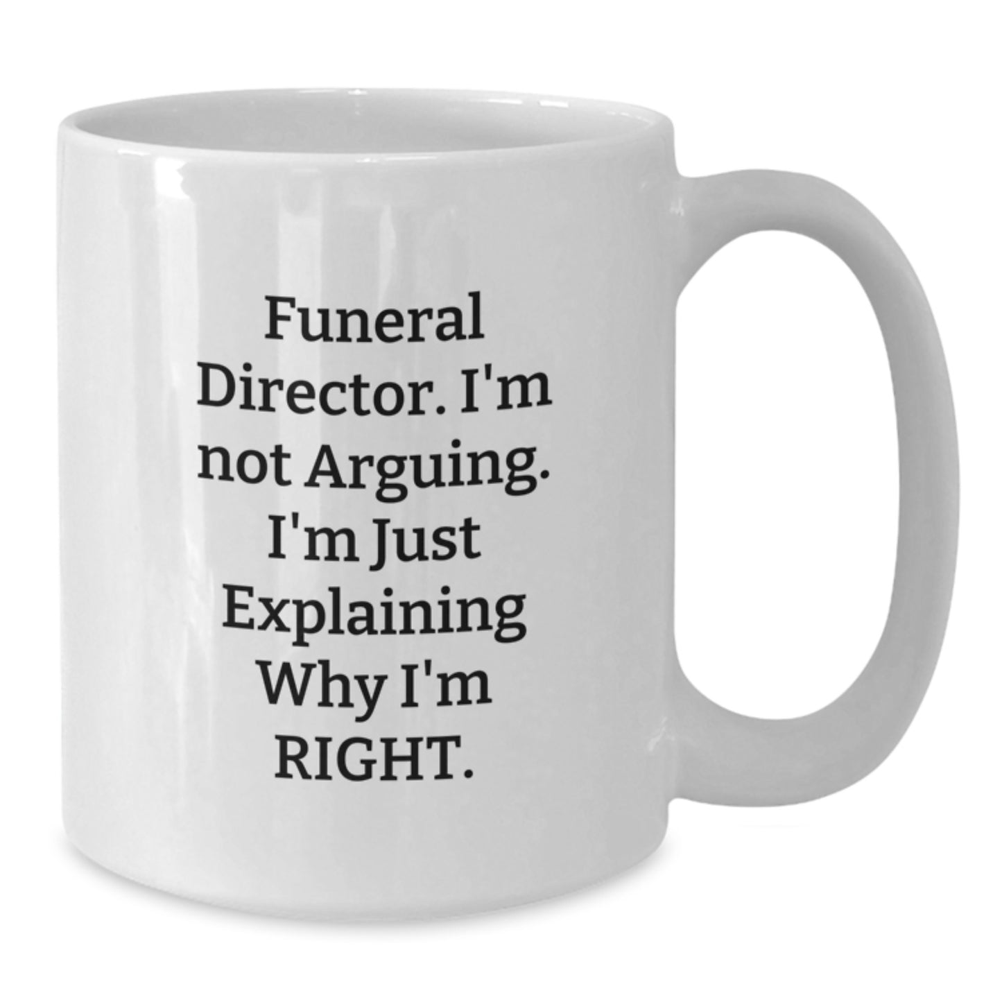Funny White Coffee Mugs for Funeral Directors Gifts from Family, Unique Christmas Memorable Presents for Funeral Director Men Women Friends Coworkers - Additional