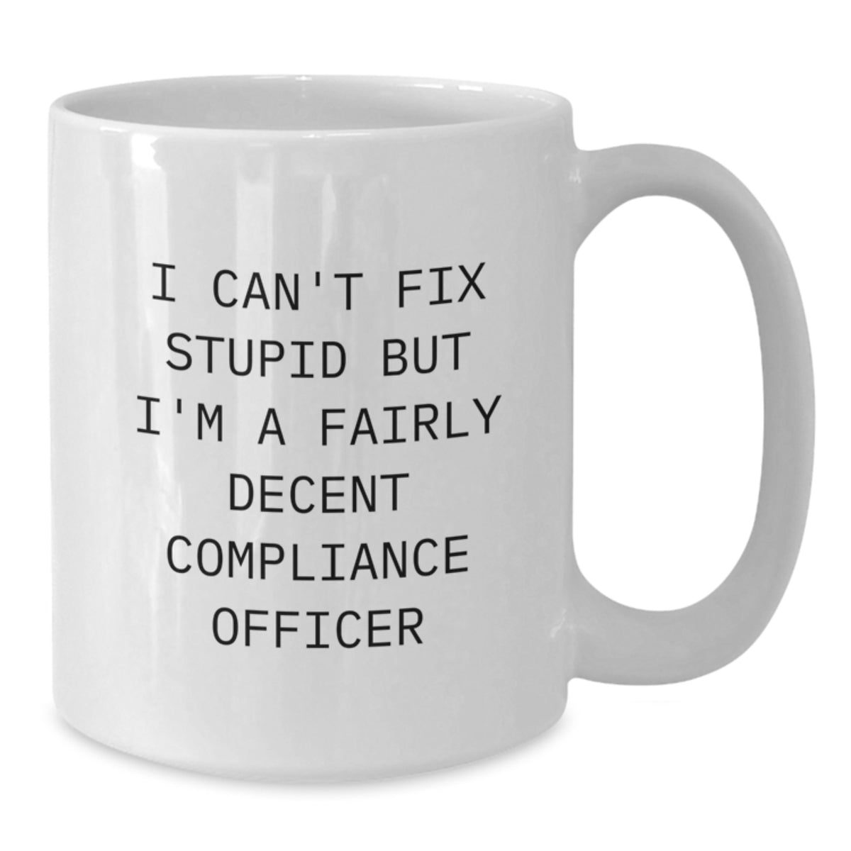 Christmas Gift for Her A Witty Compliance Officer Present - I Can't Fix - Additional