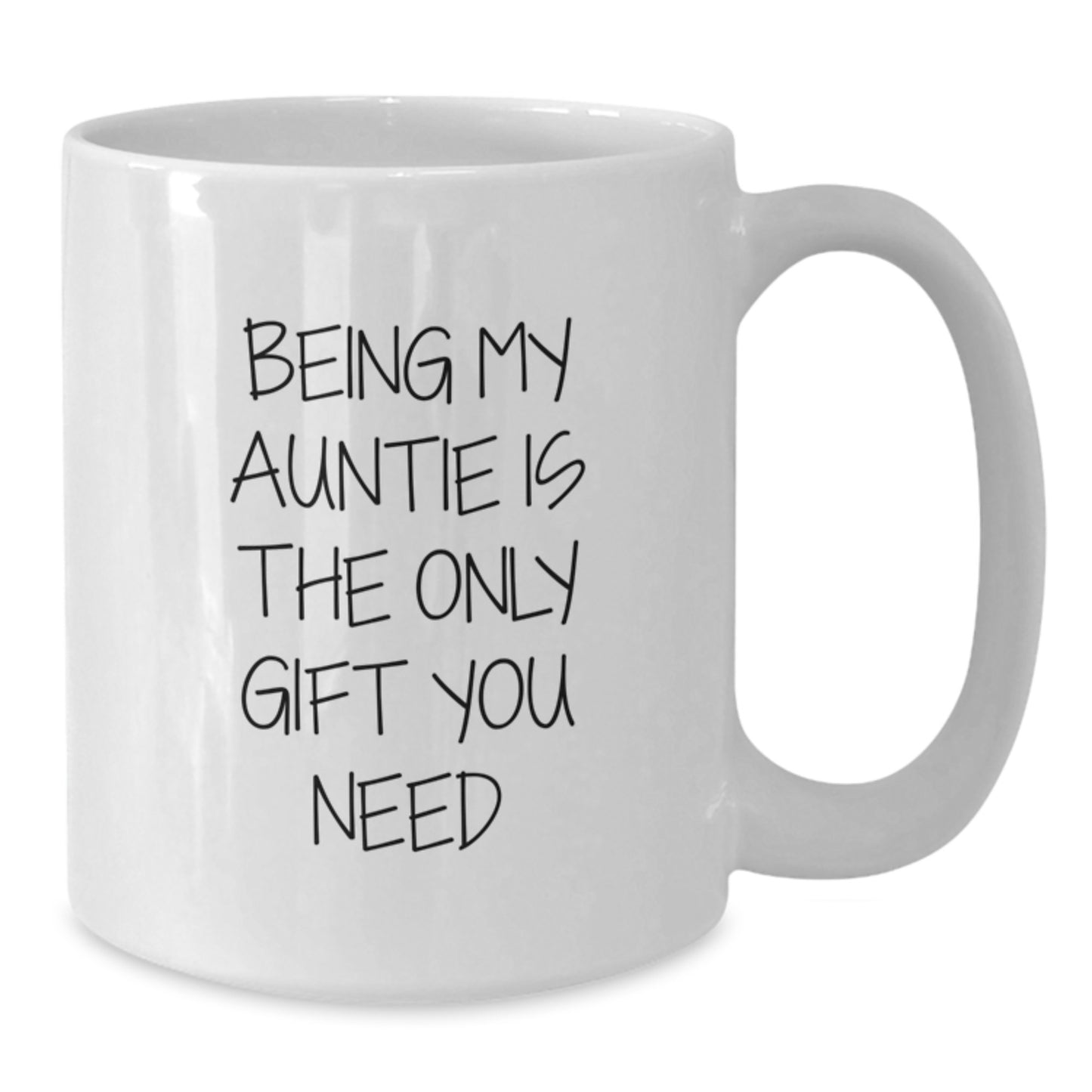 Funny Auntie White Coffee Mugs Gifts from Men to Women for Auntie Birthday Unique - Additional