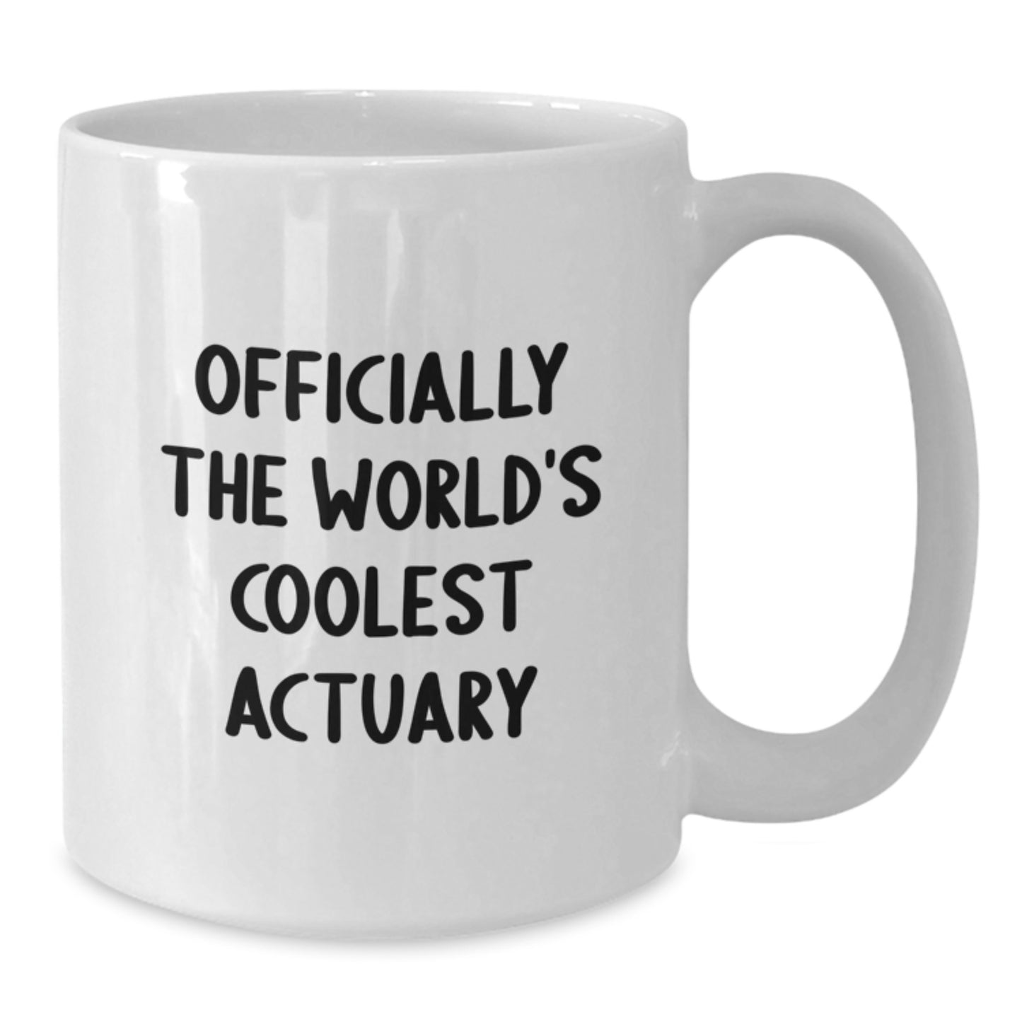 Funny Actuary Gifts, Officially The World's Coolest Actuary, White Coffee Mug for Graduation, Gifts from Friends to Actuary, Unique Graduation Gifts - Additional