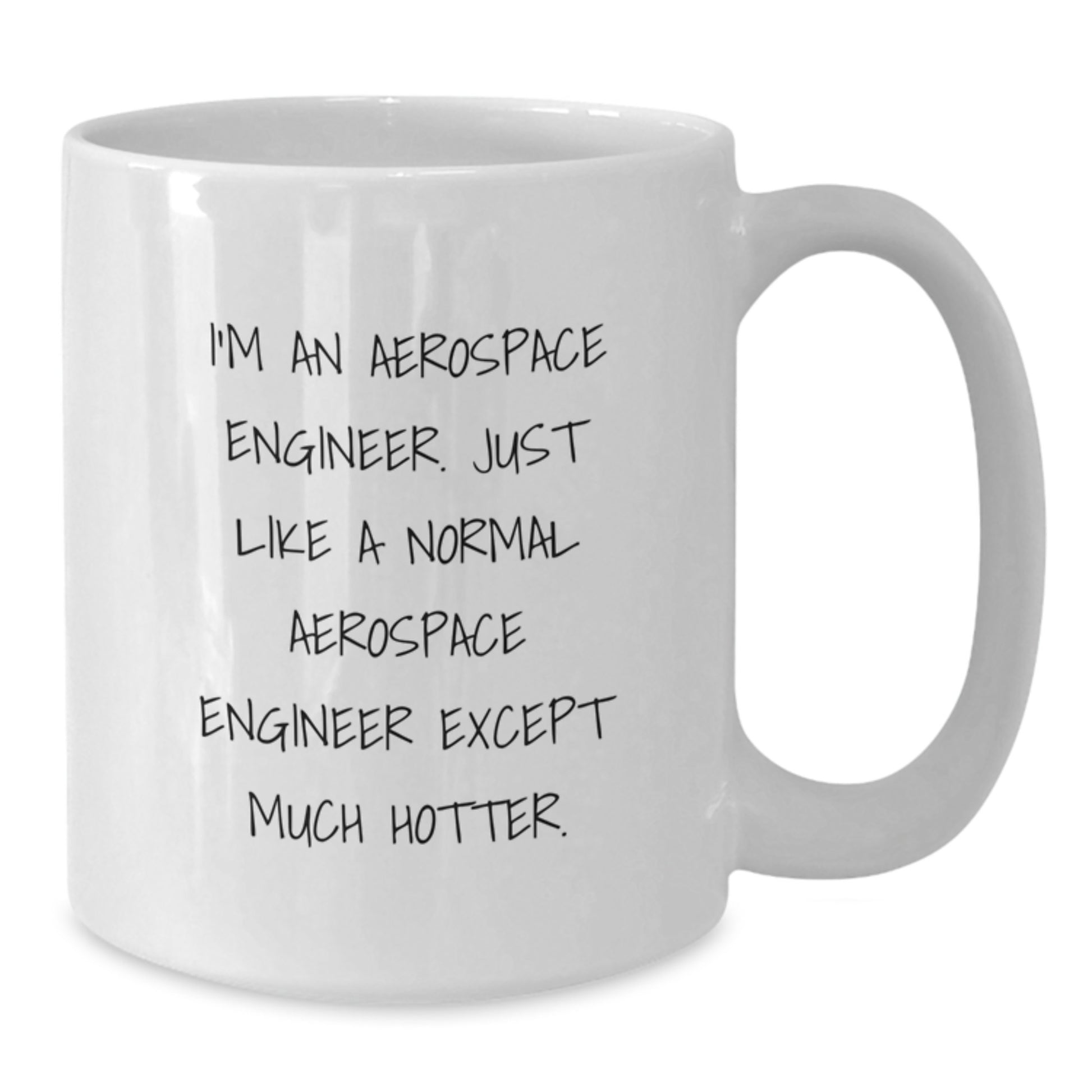 Aerospace Engineer Keepsake White Coffee Mug for Him Birthday Gift - Additional