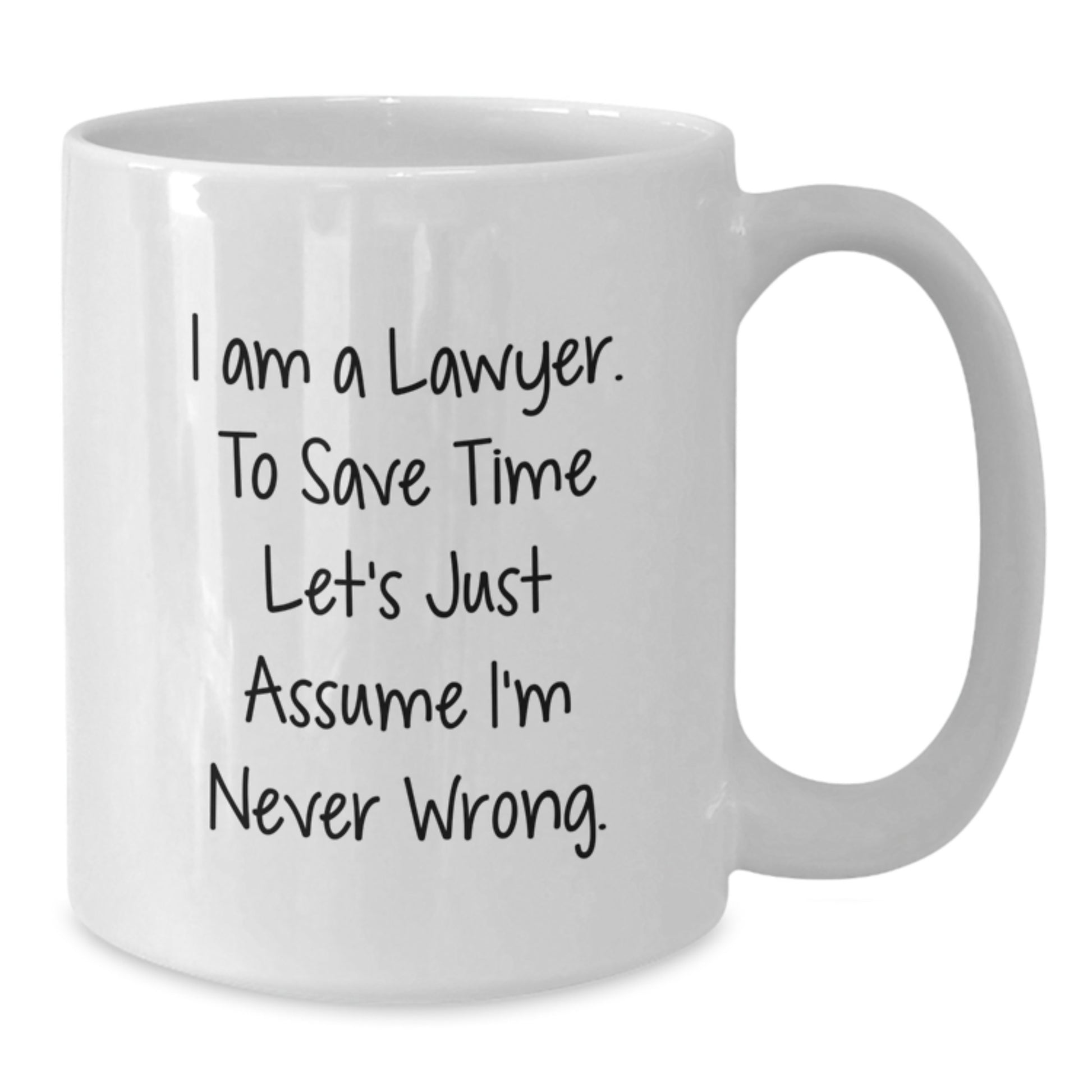 Funny Lawyer White Coffee Mug Gifts from Friends to Men Lawyer - Additional