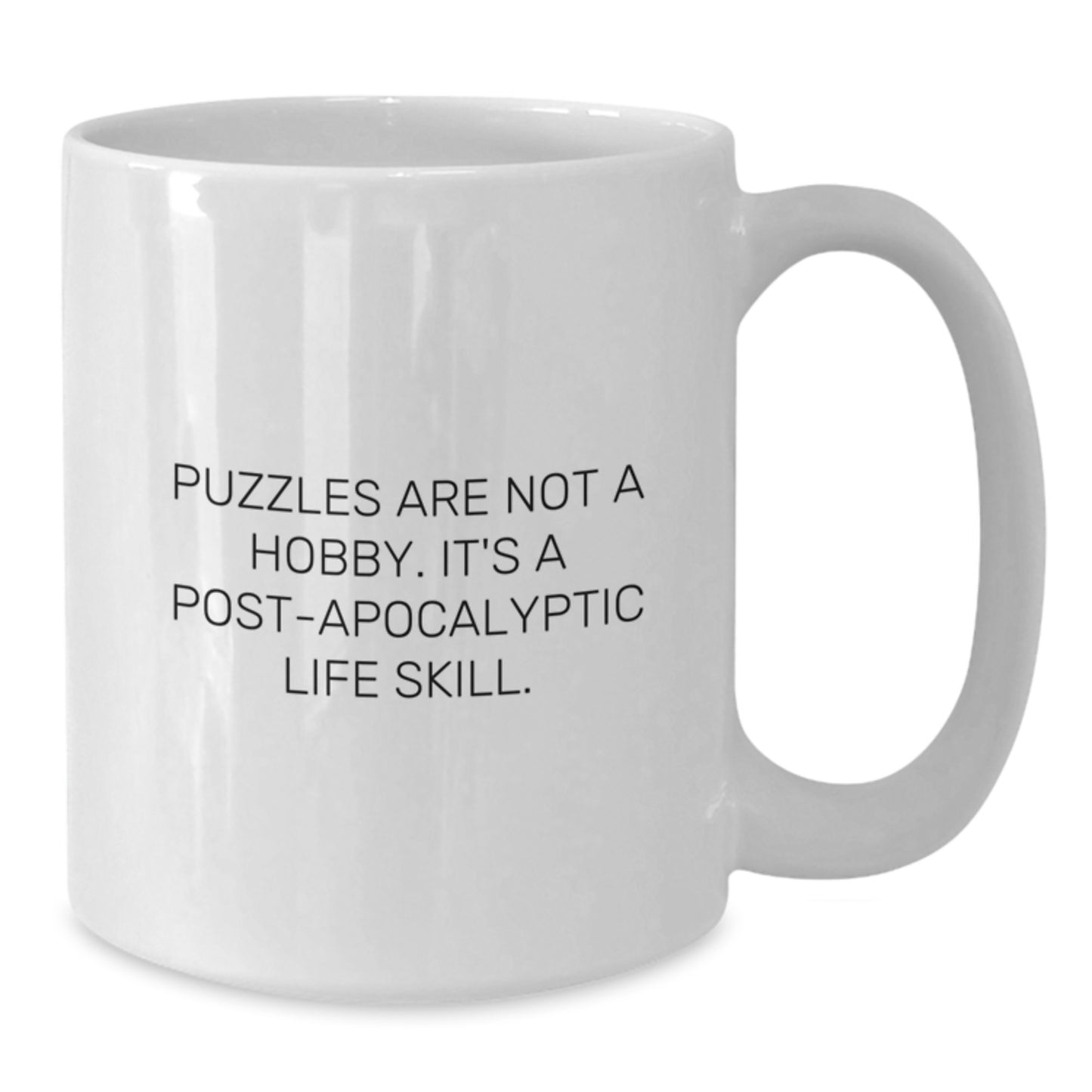 Puzzles Enthusiasts' Funny White Coffee Mug Gifts from Friends for Puzzle Lovers' Birthday - Additional