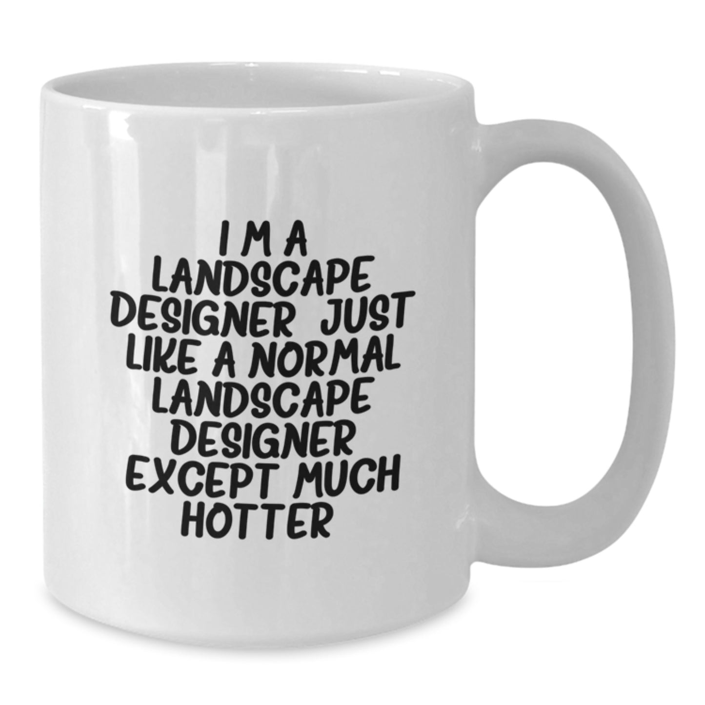 Funny Landscape Designer White Coffee Mug, Gifts for Friends from Family, I'm A Landscape Designer Just Like A Normal Landscape Designer Except Much Hotter, Unique Graduation Gift - Additional
